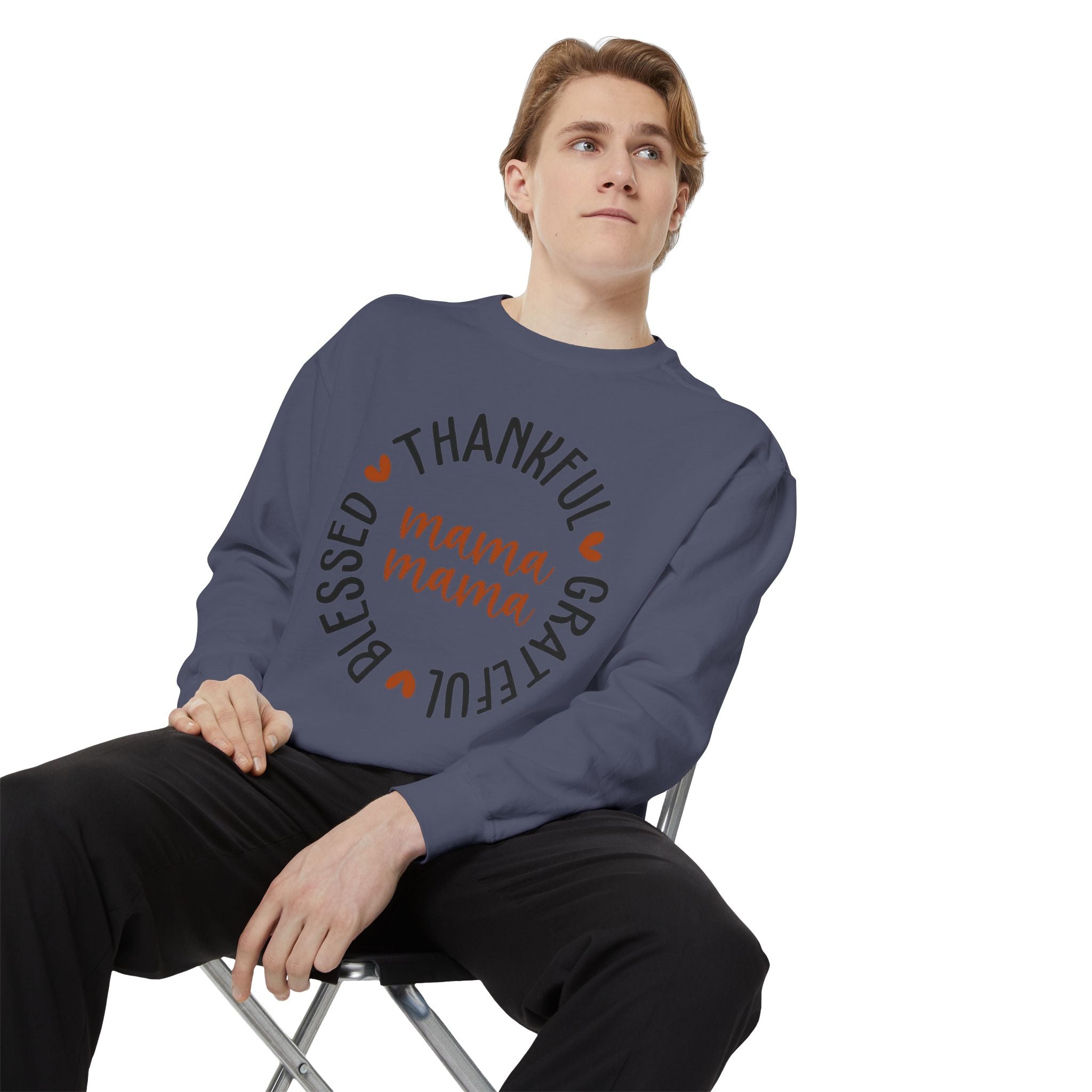 MOM  Sweatshirt Thankful Grateful Blessed "Mama Mama" Sweatshirt