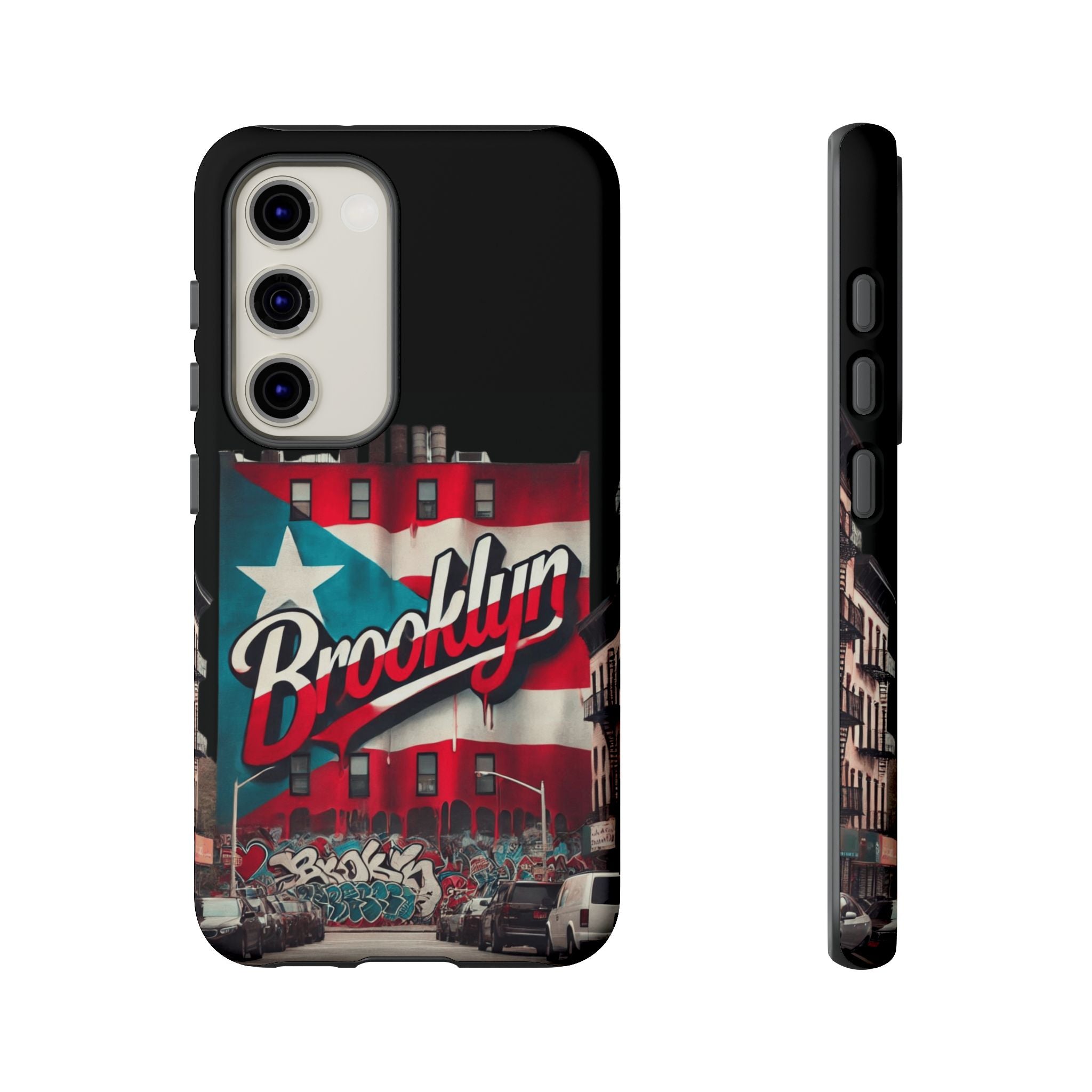 Brooklyn Street Art Phone Case  Urban Graffiti Protective Cover