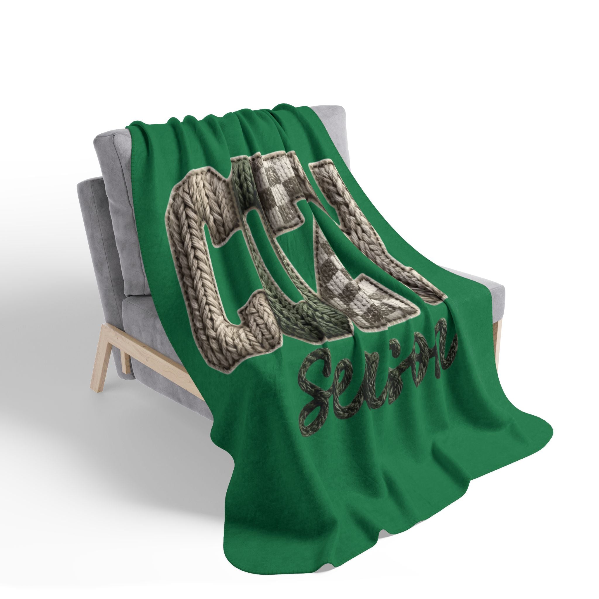 Holiday Christmas Blanket Cozy Season Fleece Sherpa Blanket