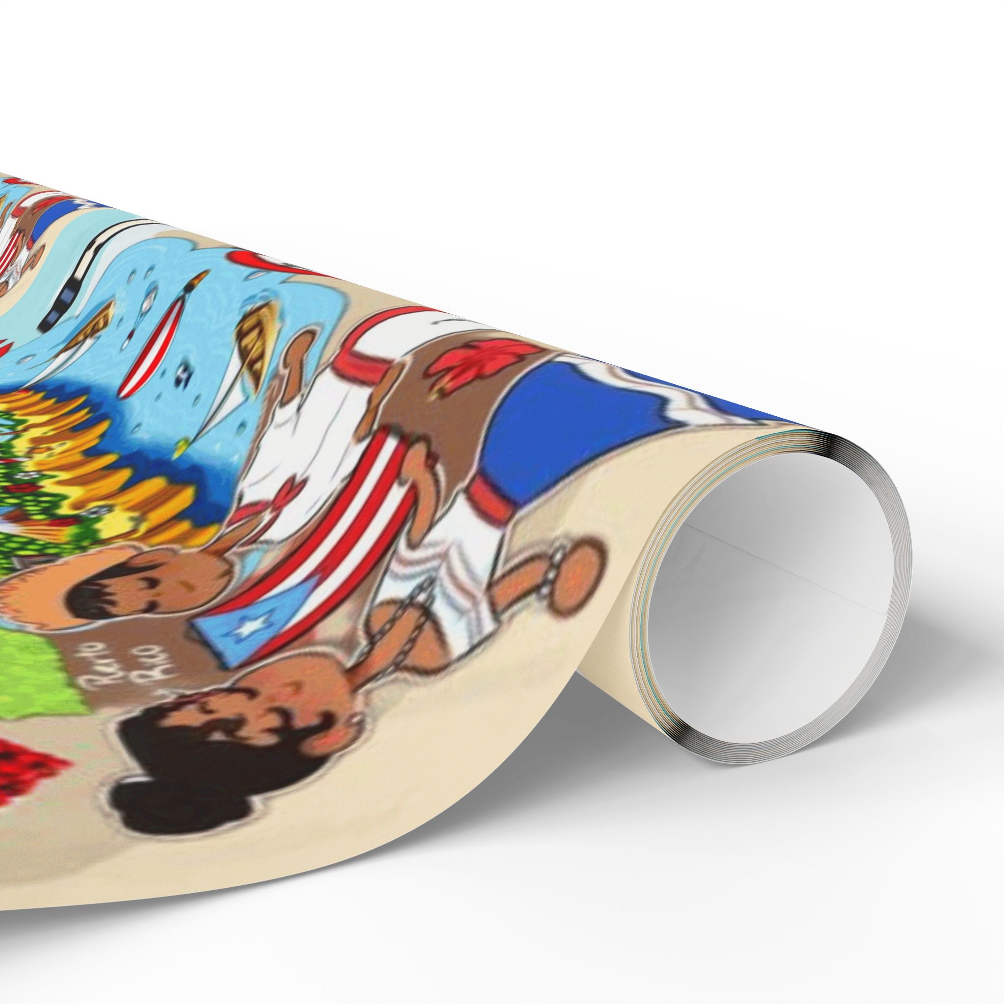Puerto Rico Wrapping Paper – Cultural Gift Wrap | Boricua Heritage Design | Holiday & Celebration Gift Packaging