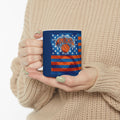 Stars & Stripes Basketball-Inspired Ceramic Mug (11oz, 15oz) NY-K