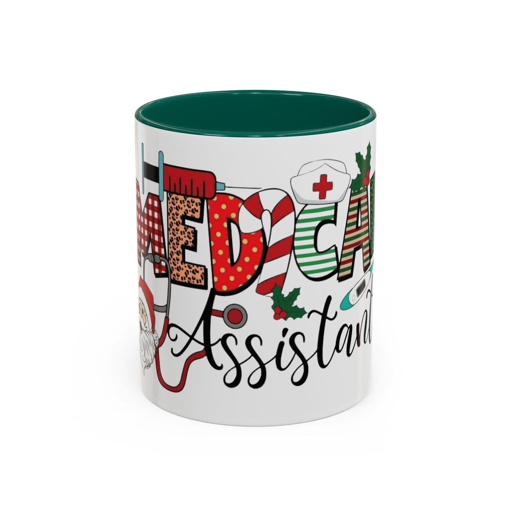 Medical Assistant Christmas Mug — Festive Colorful 11oz/15oz Coffee Cup Medical Christmas Mug
