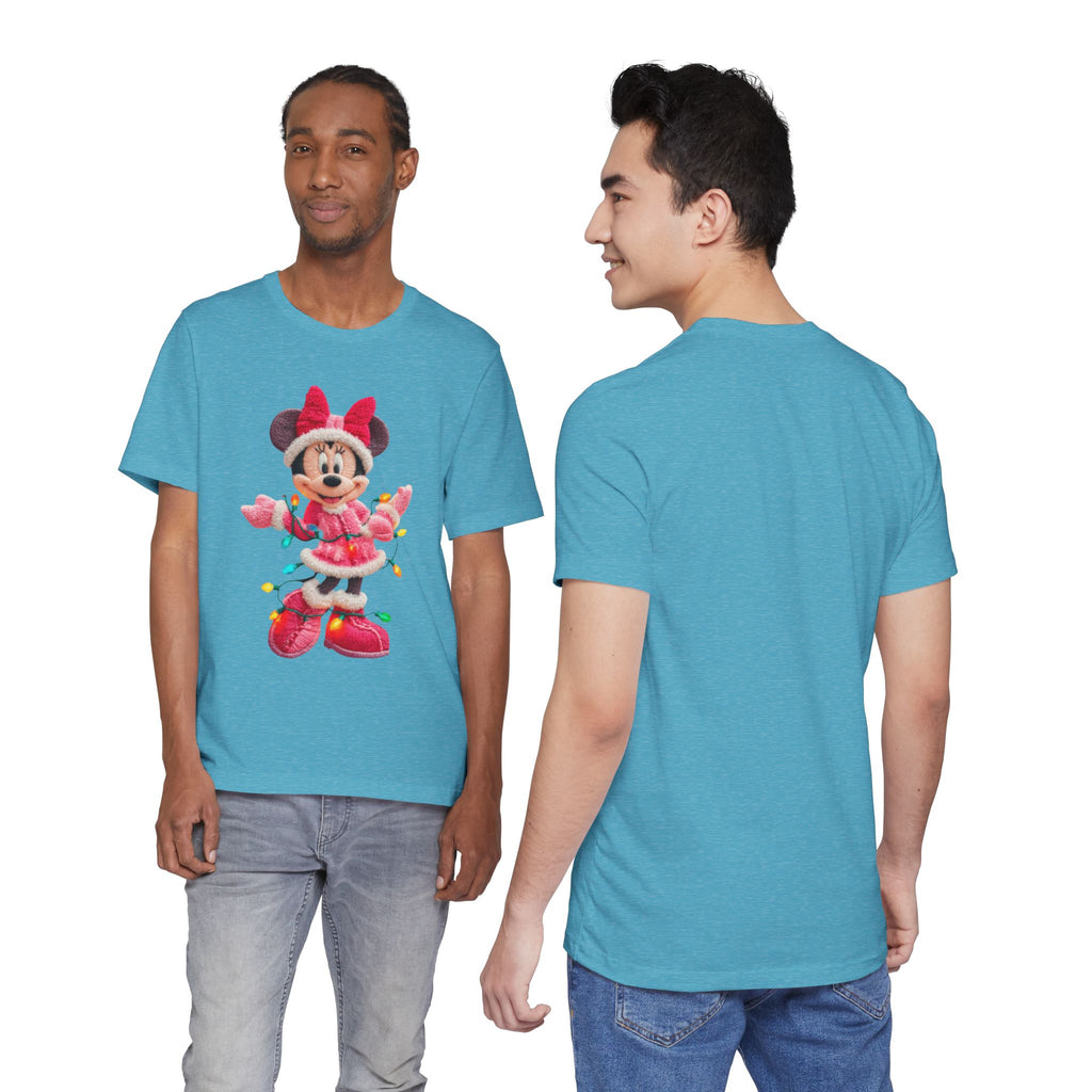 Minnie Mouse Holiday Lights T-Shirt Festive Holiday Designs