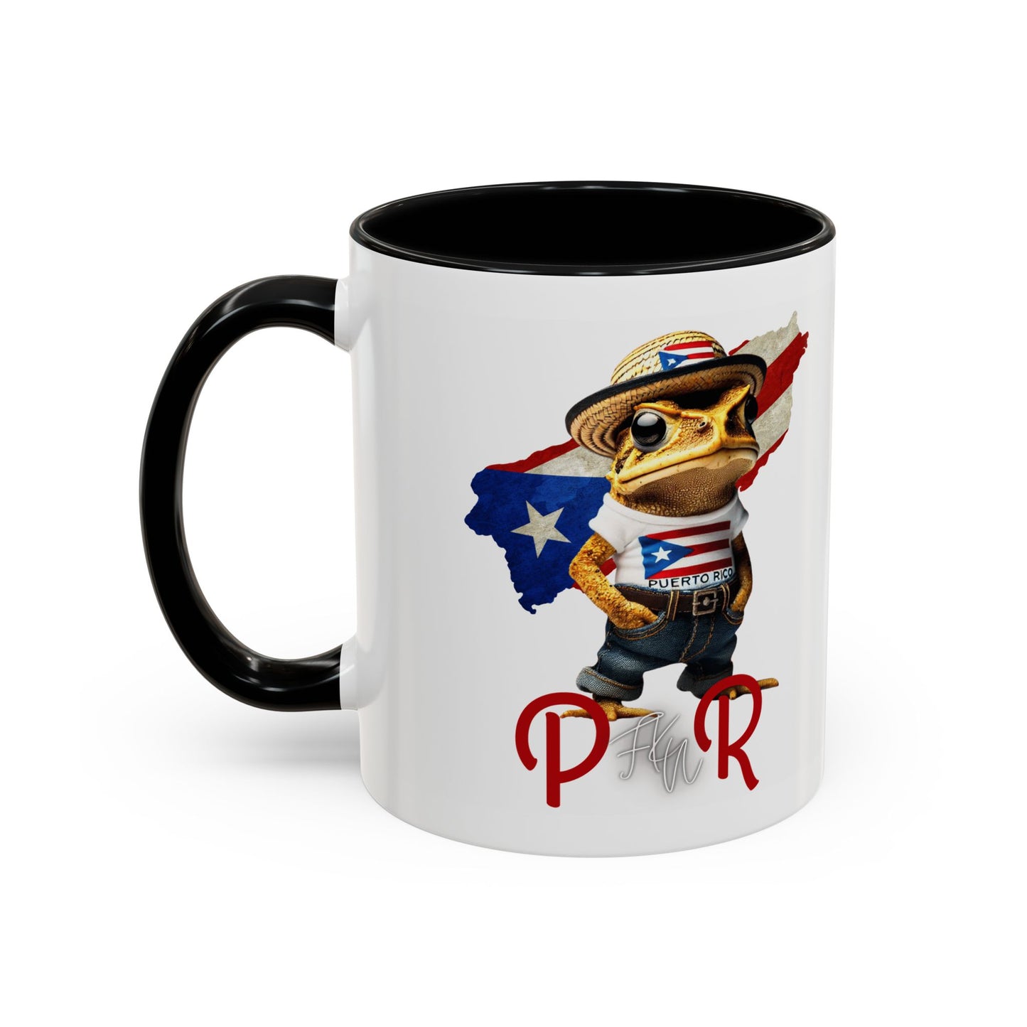 Puerto Rican Heritage Mugs with Unique Designs Accent Coffee Mug (11, 15oz)