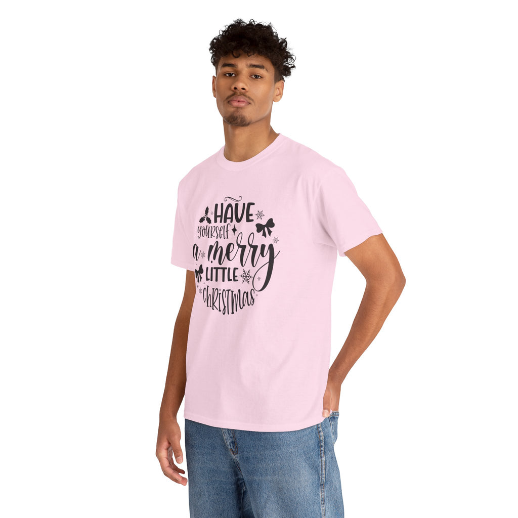 Merry Christmas Cotton Tee Holiday Graphic Tees & Cozy Festive Wear