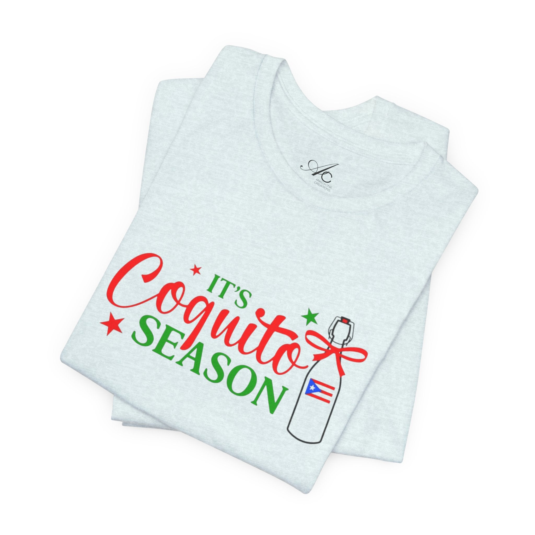 It's Coquito Season T-Shirt - Christmas Puerto Rican Holiday Cocktail Tee