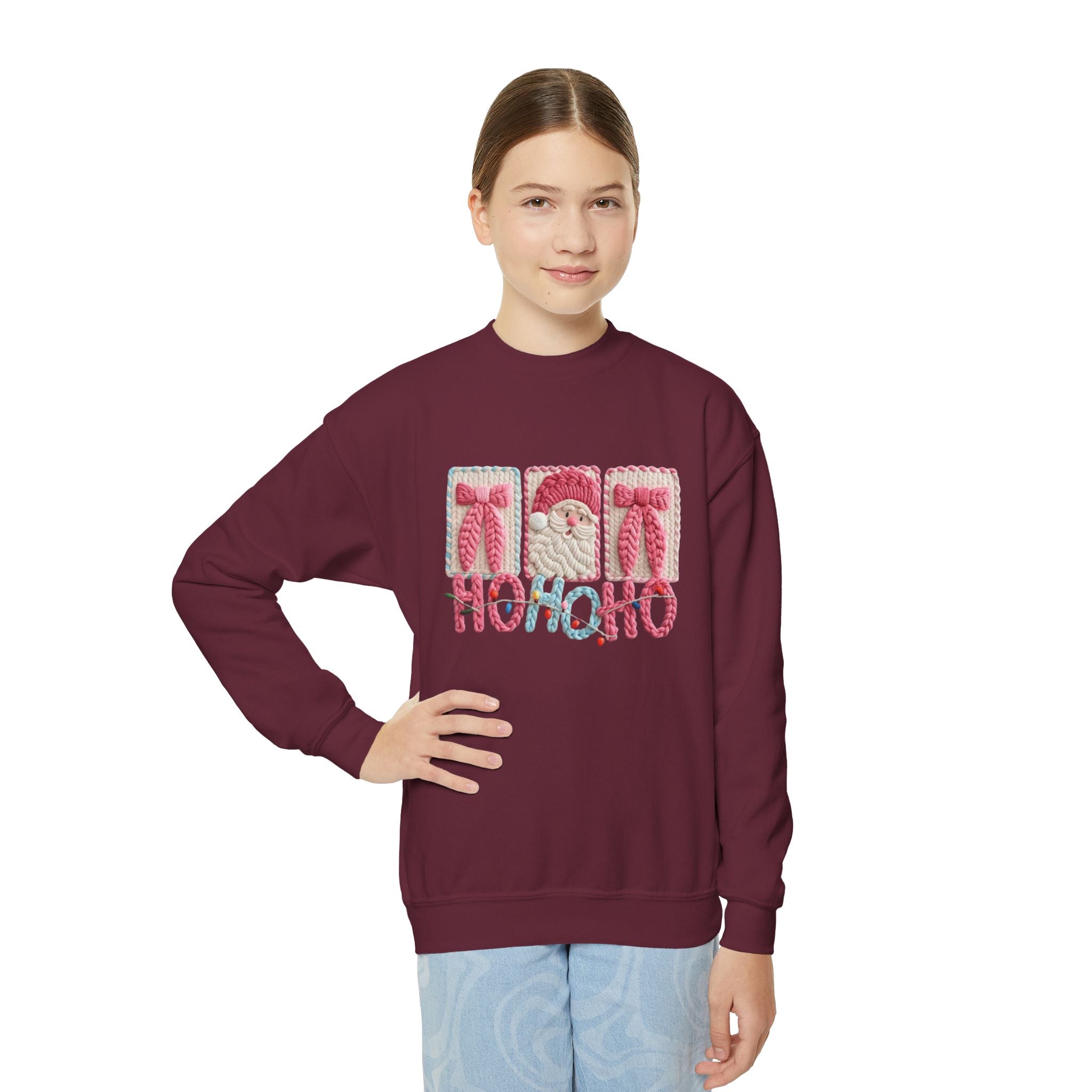 Youth Christmas 'HOHOHO' Crewneck Sweatshirt