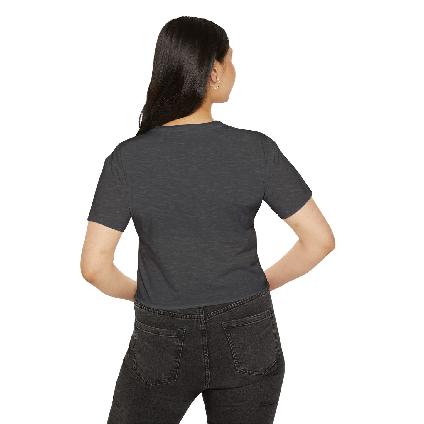 🧘‍♀️ Wear Your Peace. Women's Festival Crop Top, Boho Chic Summer Top, Loose Festival Shirt, Inspirational Quote Tee, Eco-Friendly Crop Tee