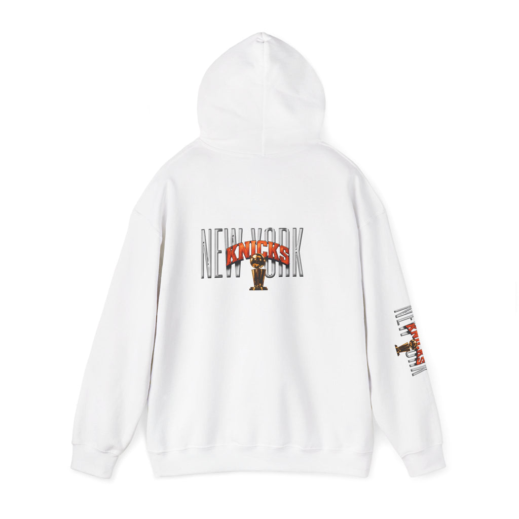 NY-K Retro Player Collage Hoodie — Basketball Fan Sweatshirt