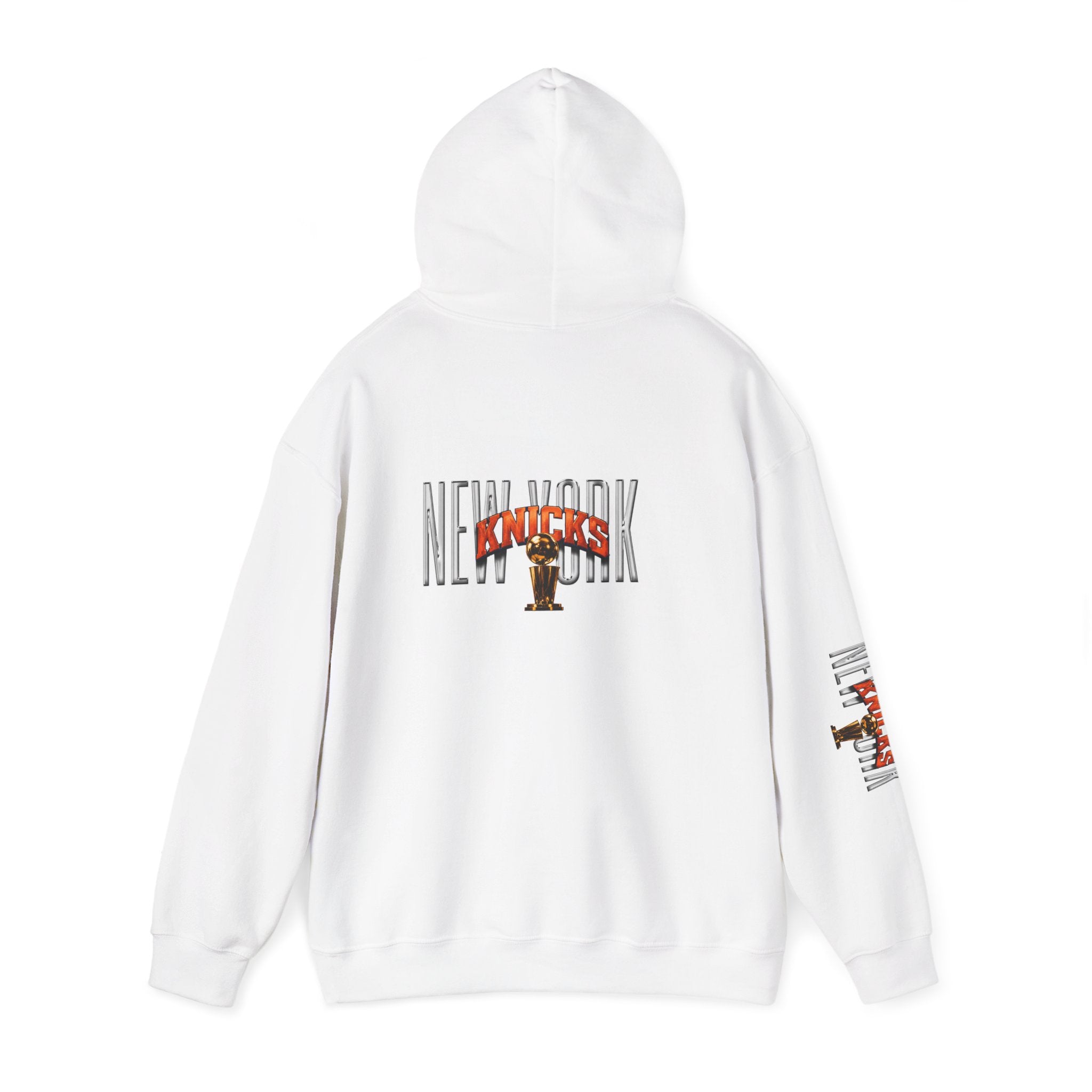 NY-K Retro Player Collage Hoodie — Basketball Fan Sweatshirt