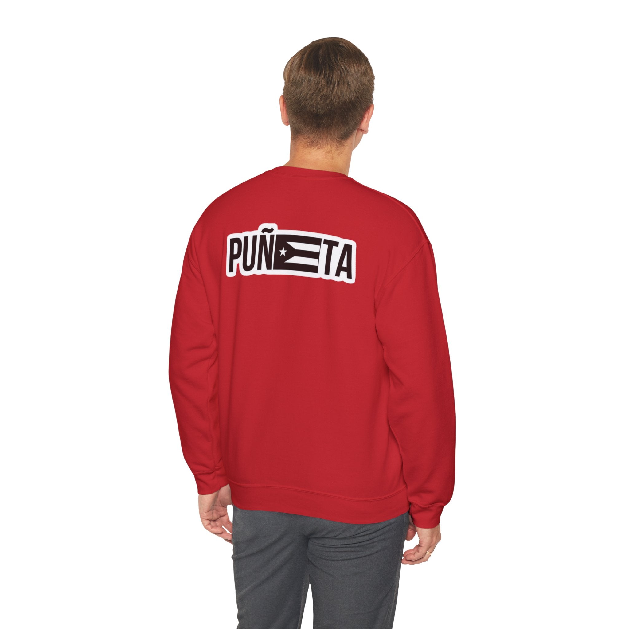 Puñeta Sweatshirt  Puerto Rican Flag Graphic Crewneck