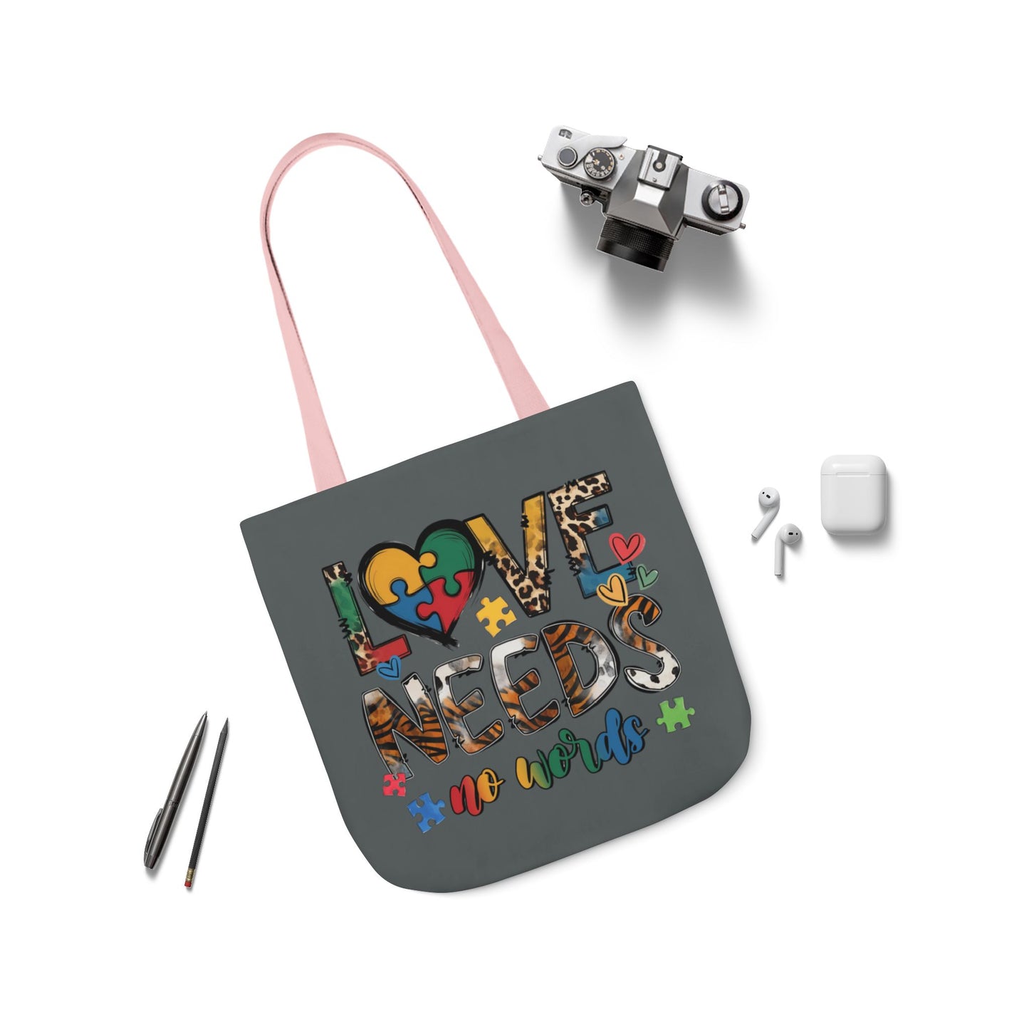 Colorful Love Needs Tote Bag