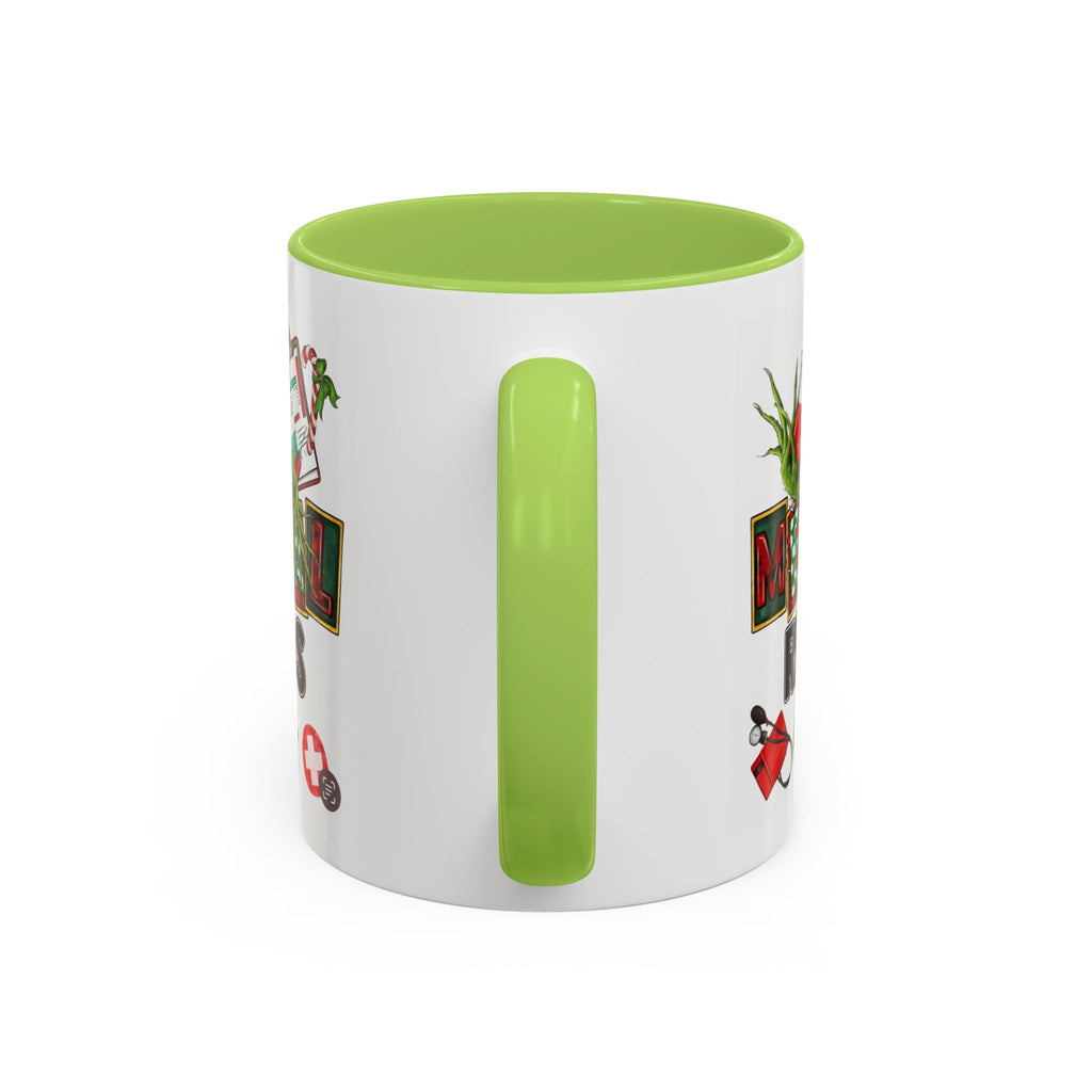Medical Records Claus Coffee Mug — Funny Holiday Nurse & Medical Staff Gift (11/15oz) Medical Christmas Mug,