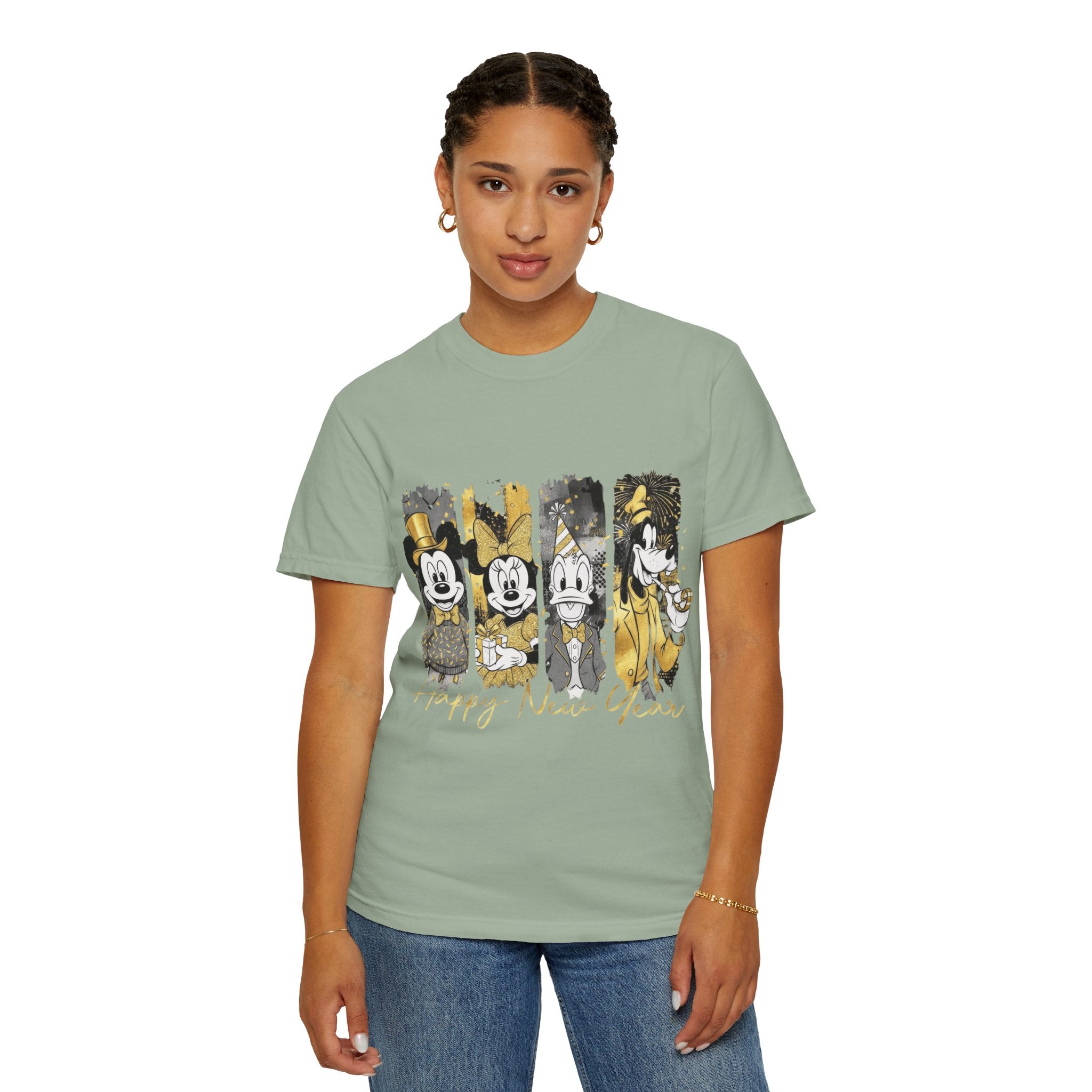 New Year Mickey & Friends T-Shirt  'Happy New Year' Graphic Tee