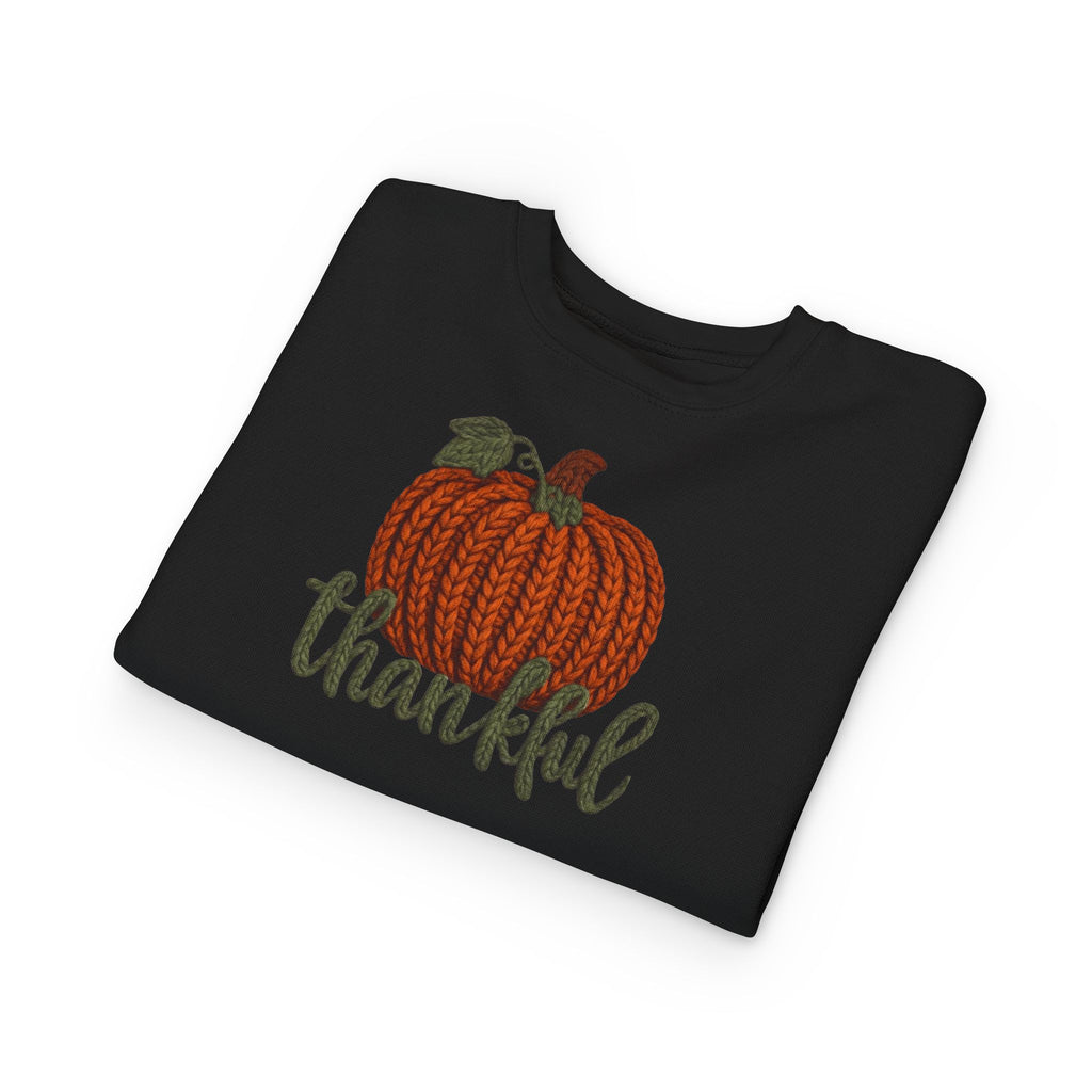 Toddler Sweatshirt  "Thankful" Pumpkin Fall Pullover