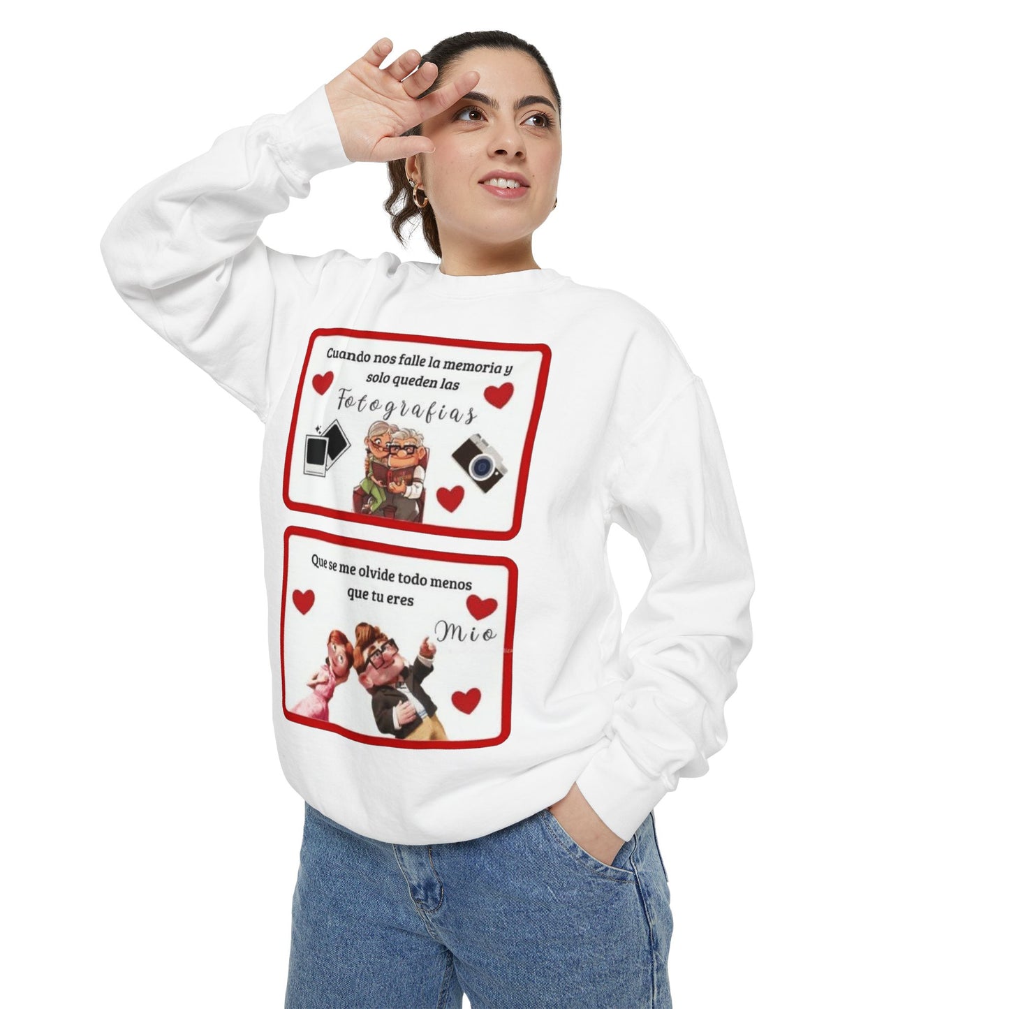 Valentine's Day Photo Collage  Romantico SAN VALENTÍN sweatshirt