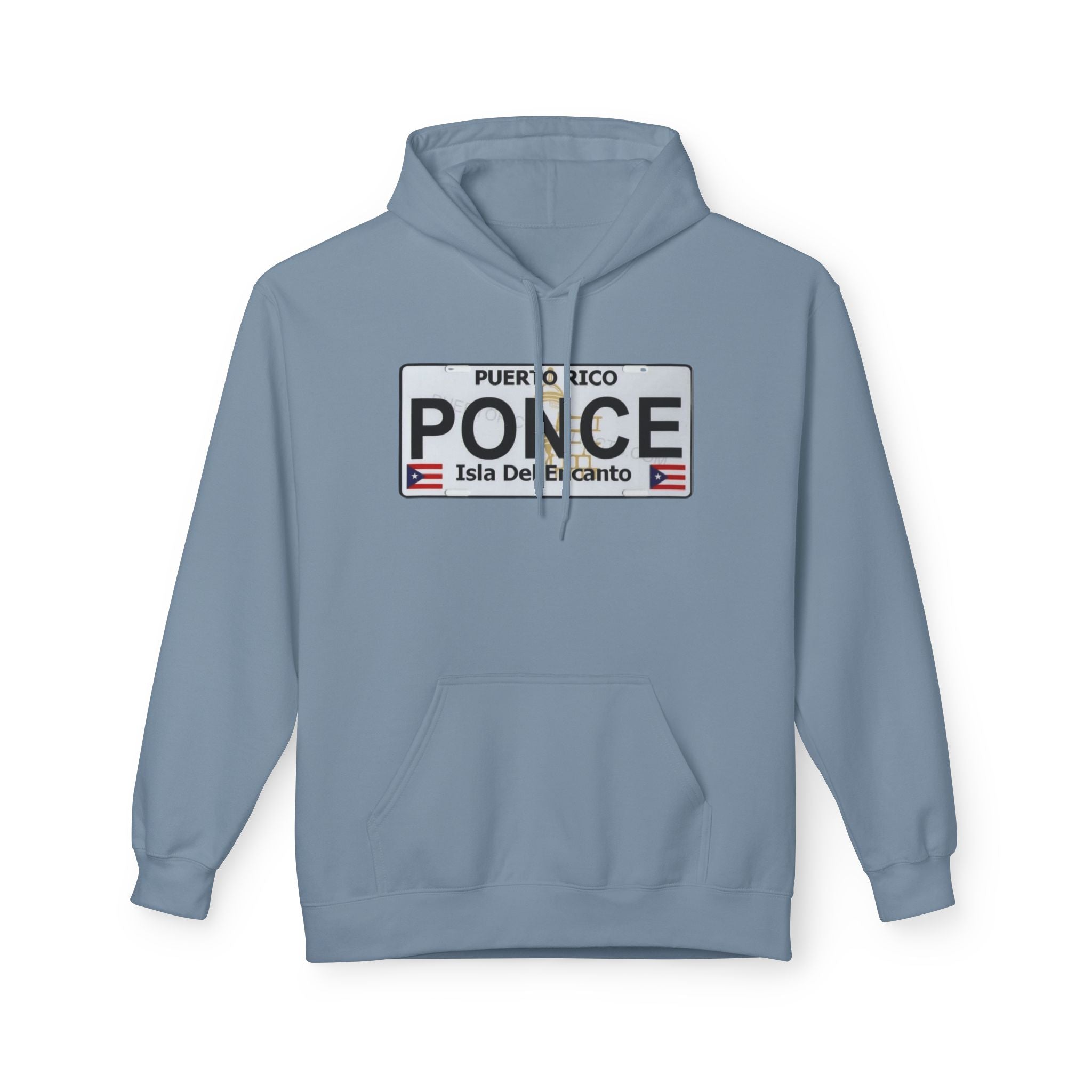 Ponce Puerto Rico License Plate Hoodie Isla Del Encanto Pullover