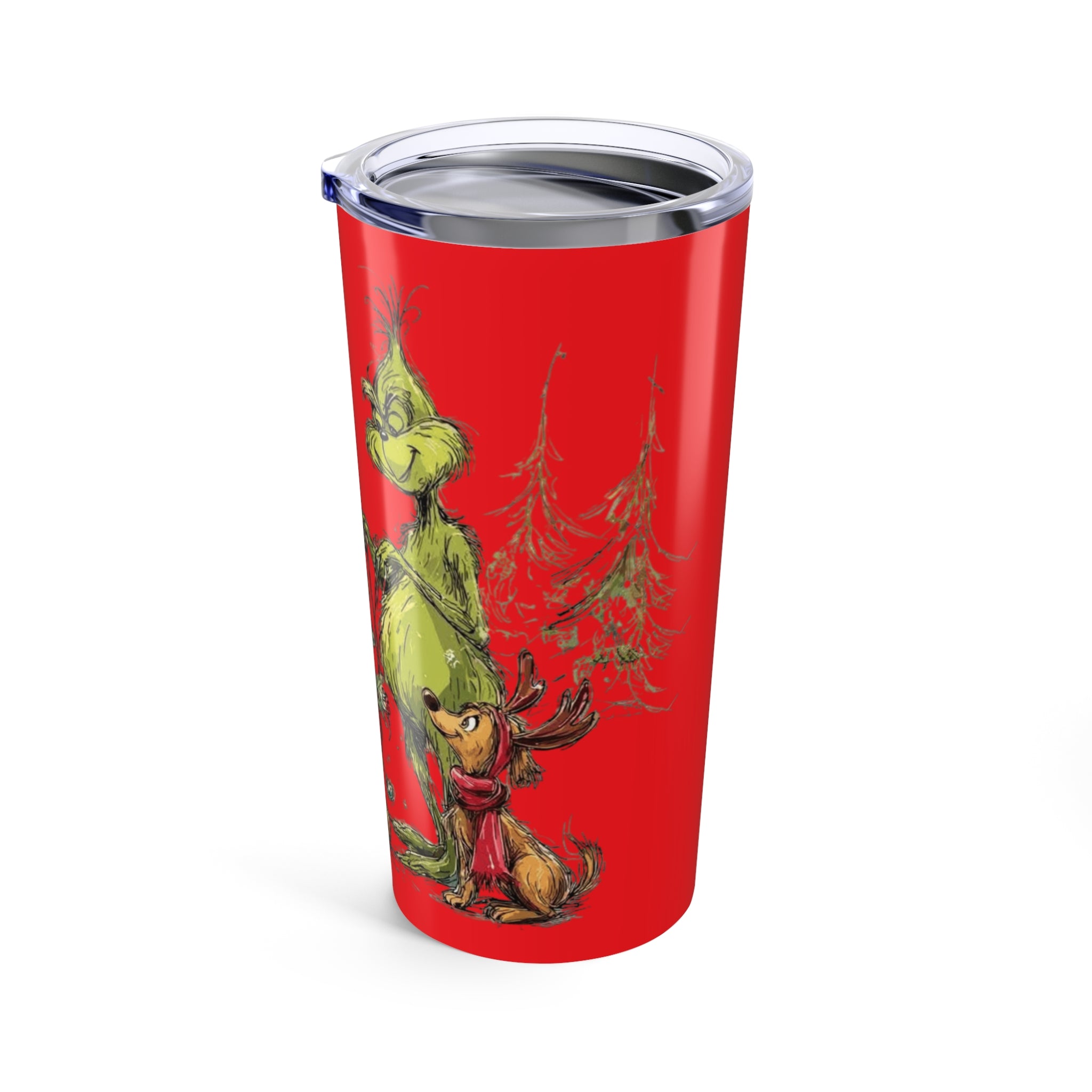 Grinch Christmas Tumbler 20oz – Vintage Cindy Lou Who Holiday Travel Mug Christmas Mugs Collection