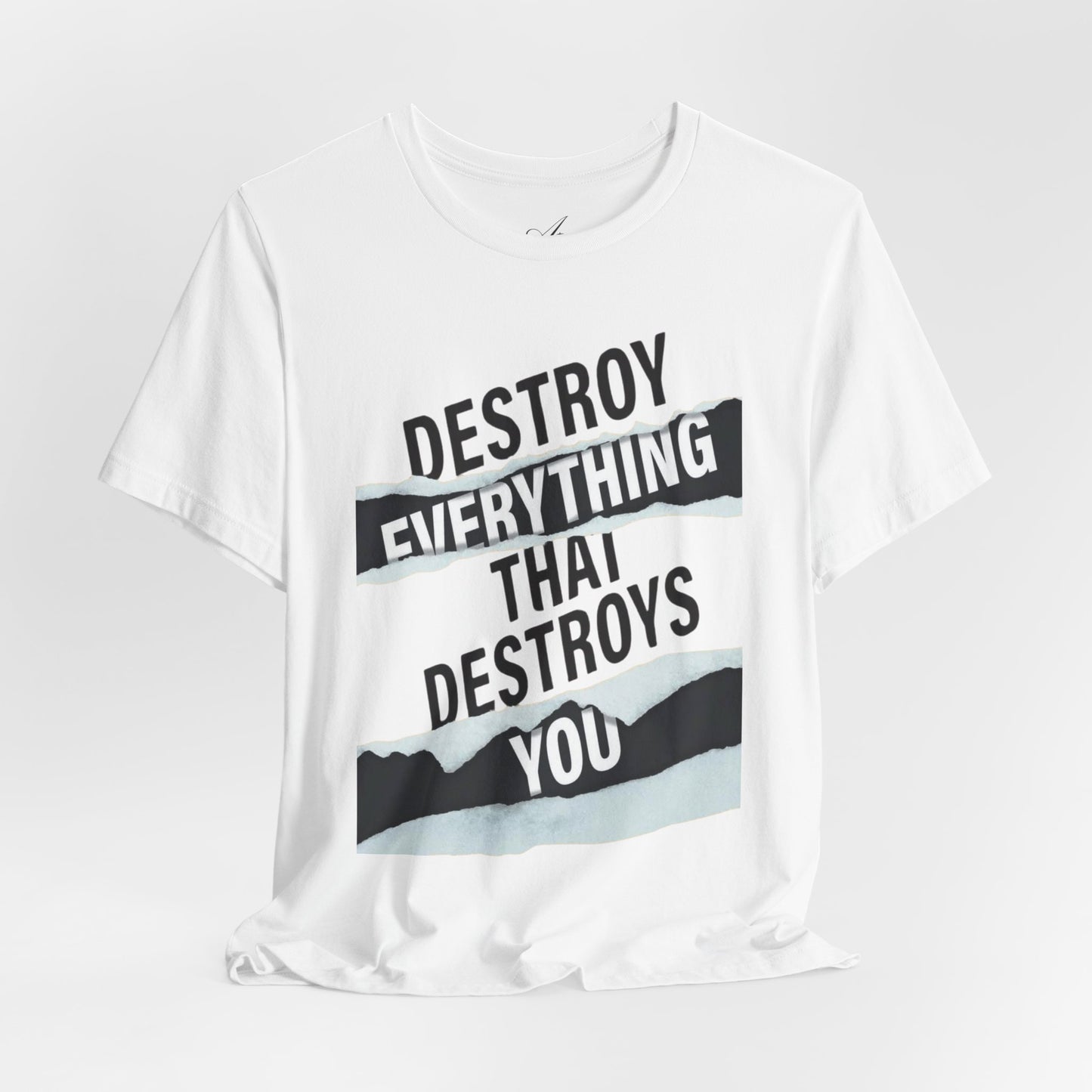 Destroy Everything That Destroys You T-Shirt  Bold Typographic Graphic Tee