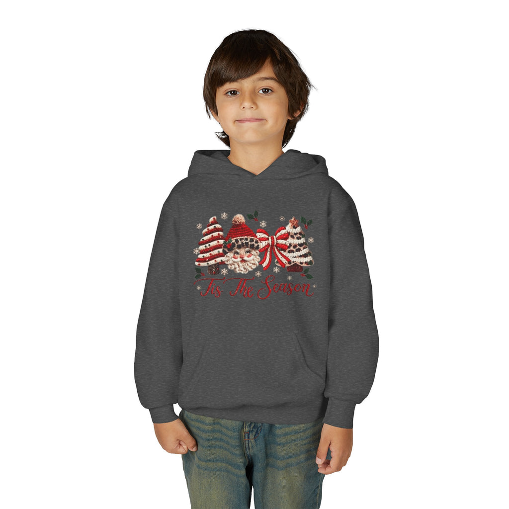 Youth Hoodie  Grinch Christmas Scene with 'Maybe Christmas' Quote