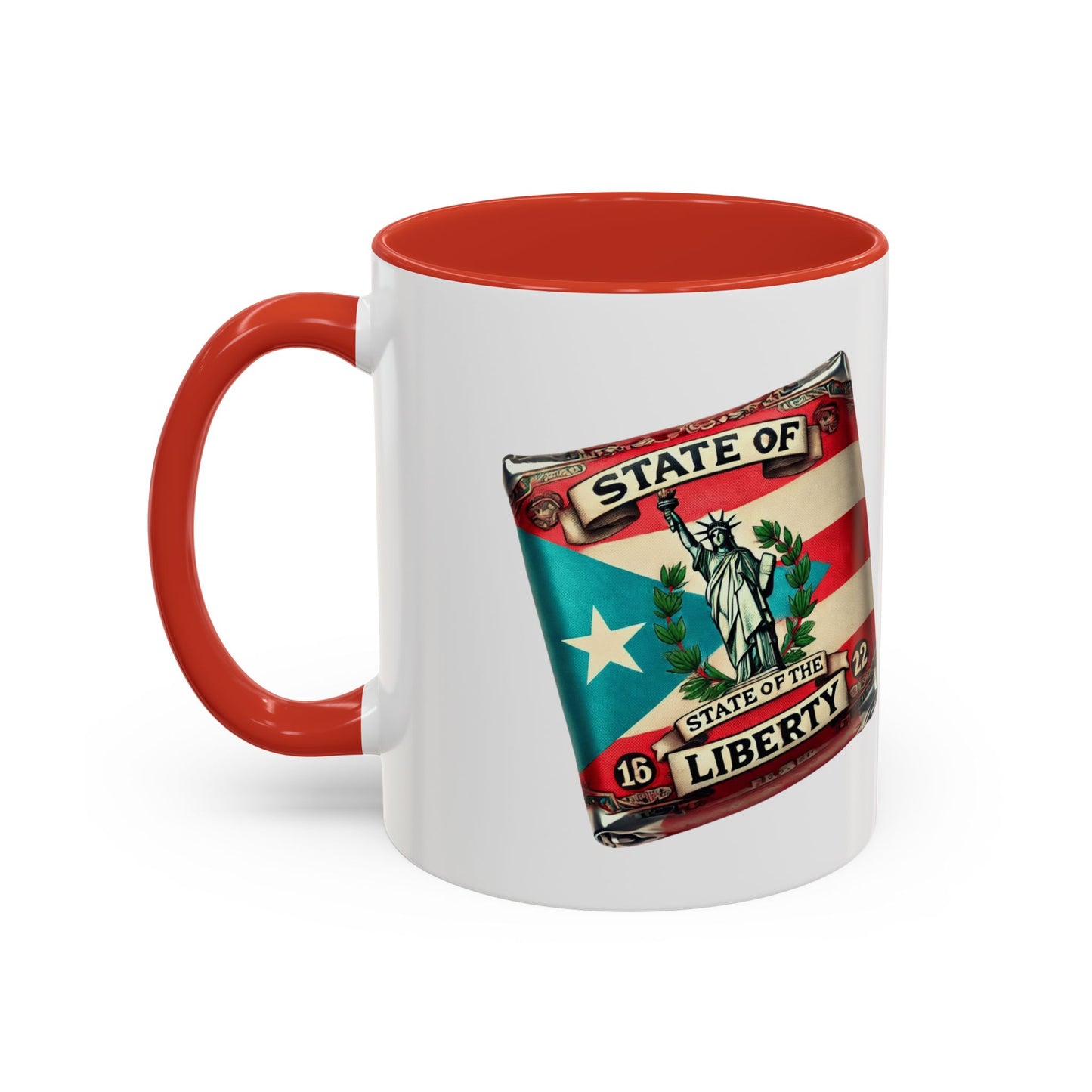 Puerto Rican Heritage Mugs with Unique Designs Accent Coffee Mug (11, 15oz)