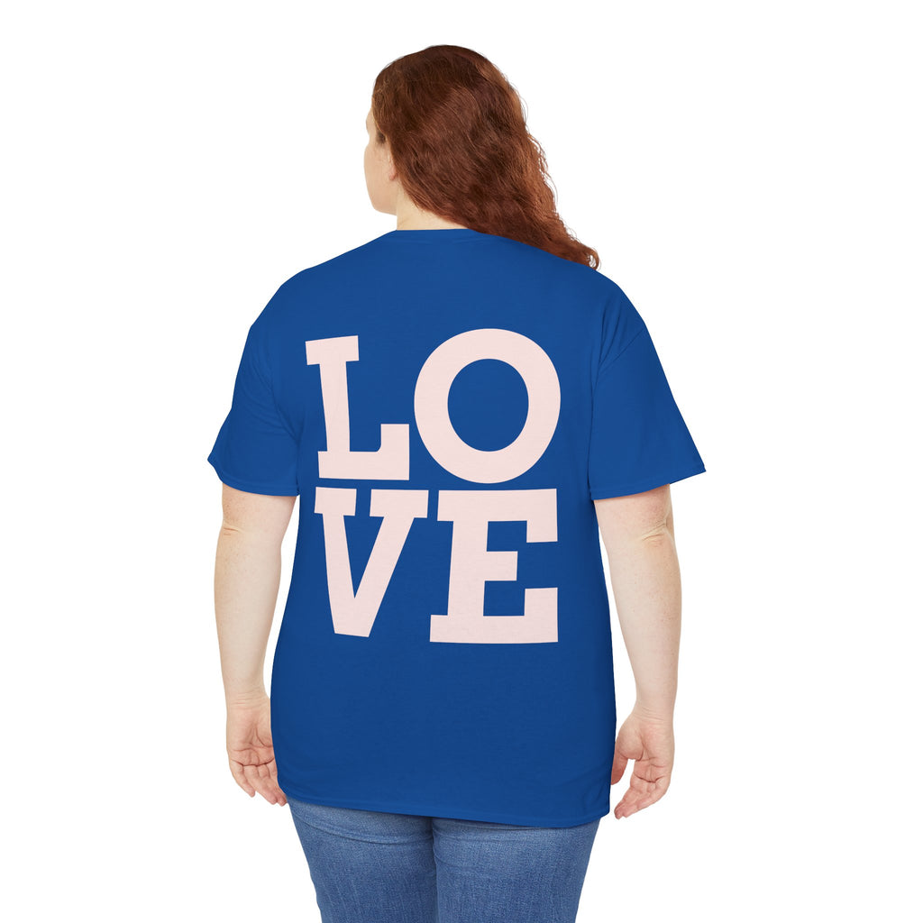 Pink Heart Cherries Tee  LOVE Graphic Valentine T-Shirt