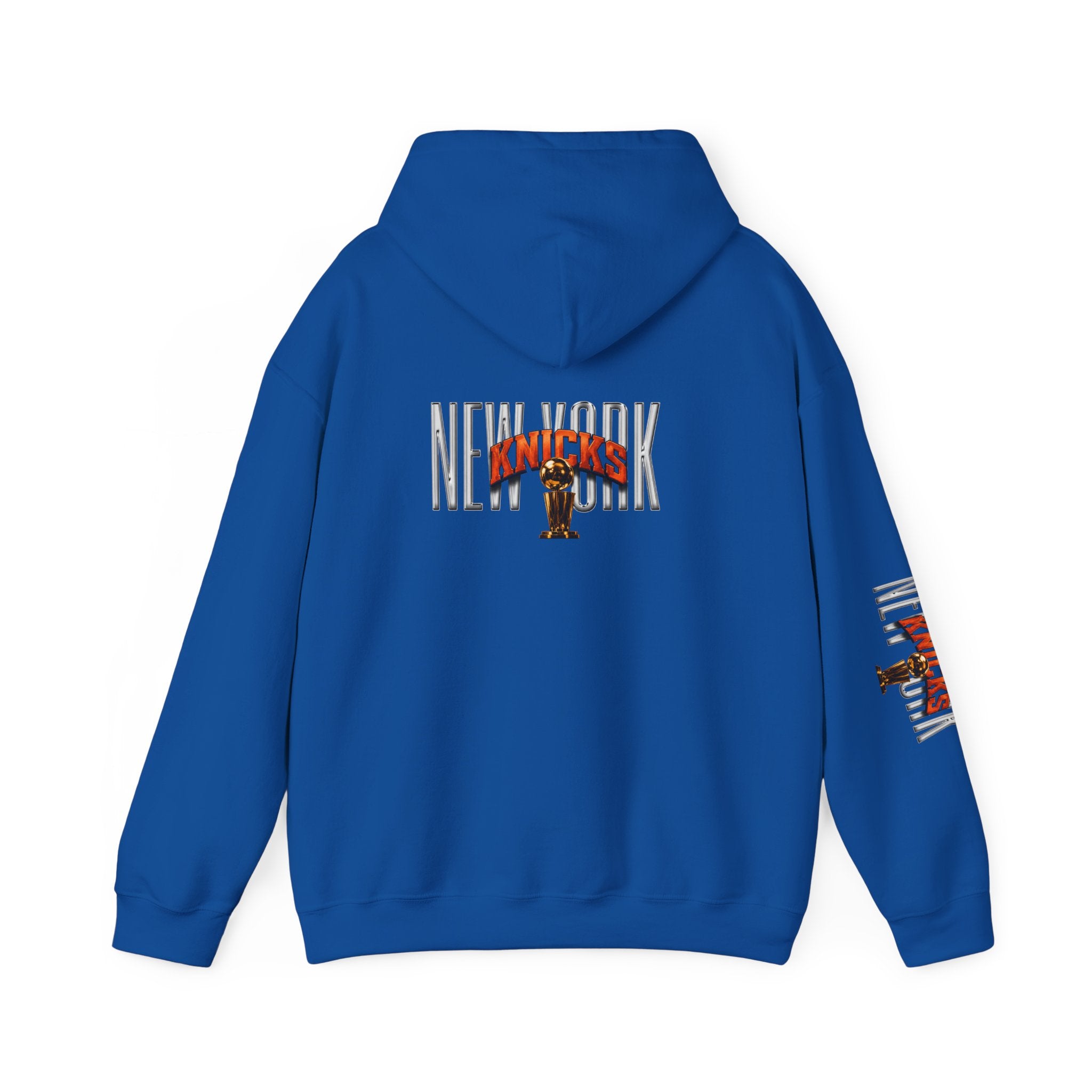 NY-K Retro Player Collage Hoodie — Basketball Fan Sweatshirt