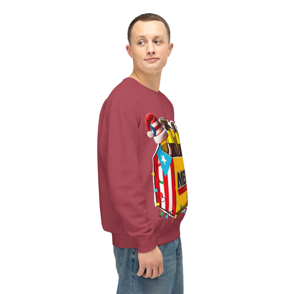 Medalla Light Puerto Rican Holiday Sweatshirt  Navidad Boricua Crewneck Puerto Rico Navidade