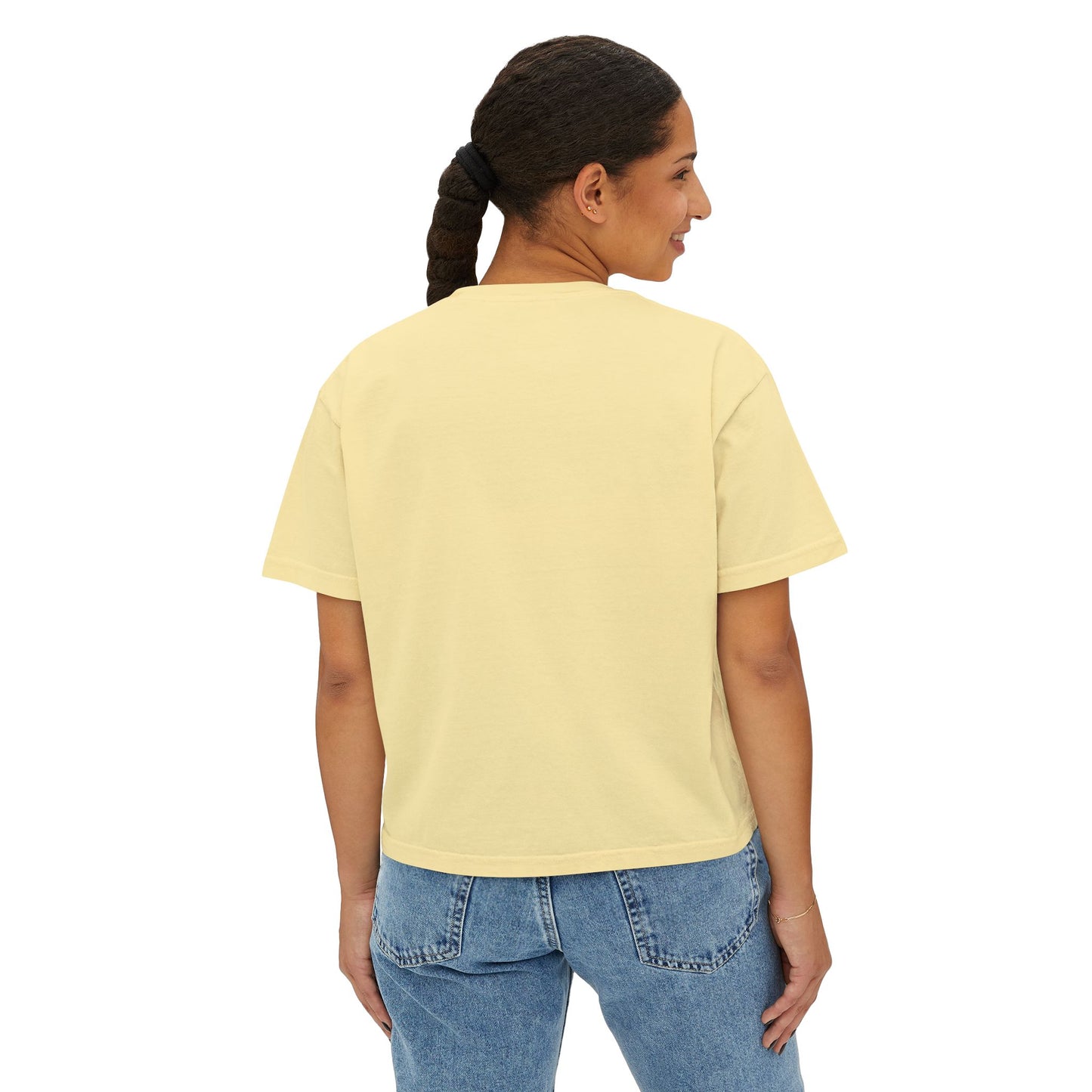 Edgy Vintage Women's Boxy Tee - Retro Graphic Tee, Casual Chic Top, Perfect Gift for Her, Streetwear Style, Iconic Vintage Fashion