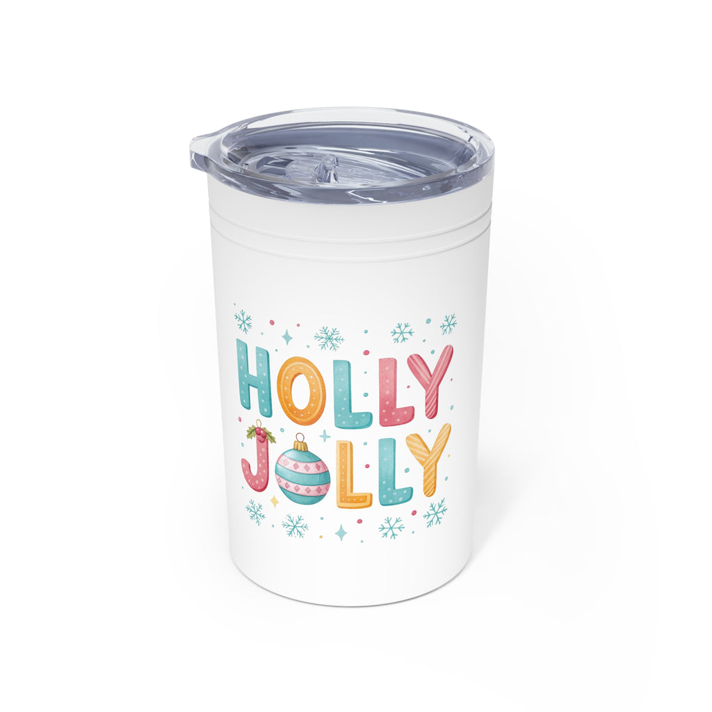 Christmas Design Holiday Cheer Tumbler - 11oz Insulated Drinkware