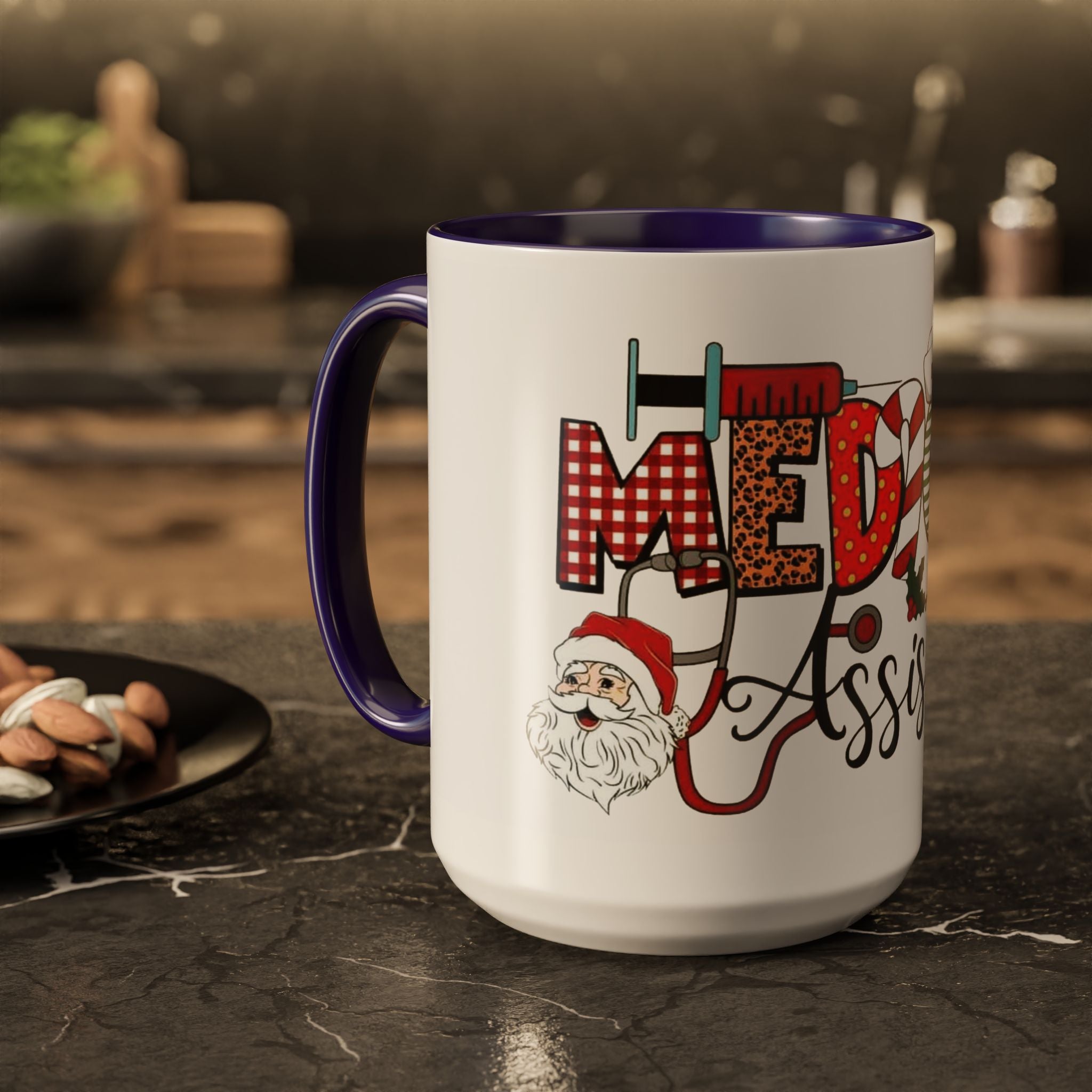 Medical Assistant Christmas Mug — Festive Colorful 11oz/15oz Coffee Cup Medical Christmas Mug