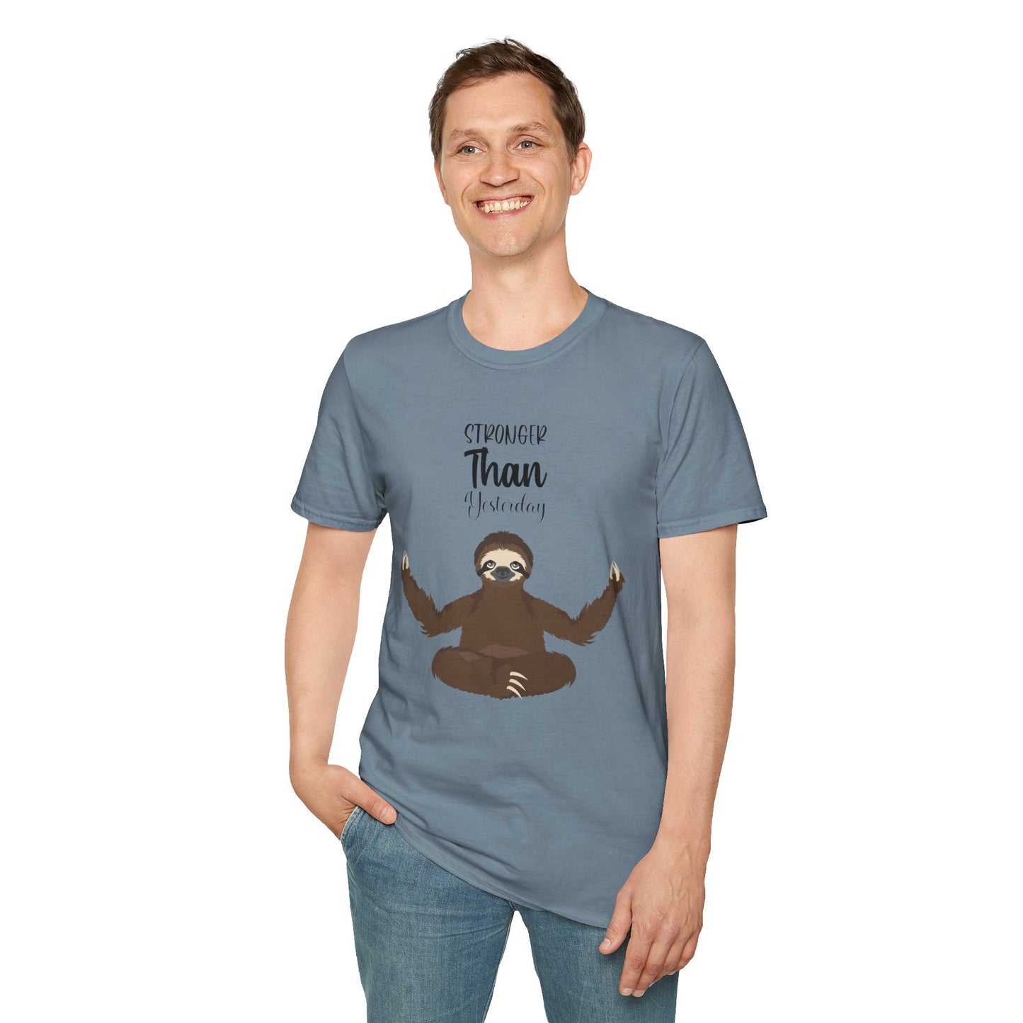 🧘‍♀️ Wear Your Peace. - Unisex Softstyle Tee, Funny Gift for Lazy Days, Quirky Casual Wear, Perfect for Birthdays, Relaxation Vibes