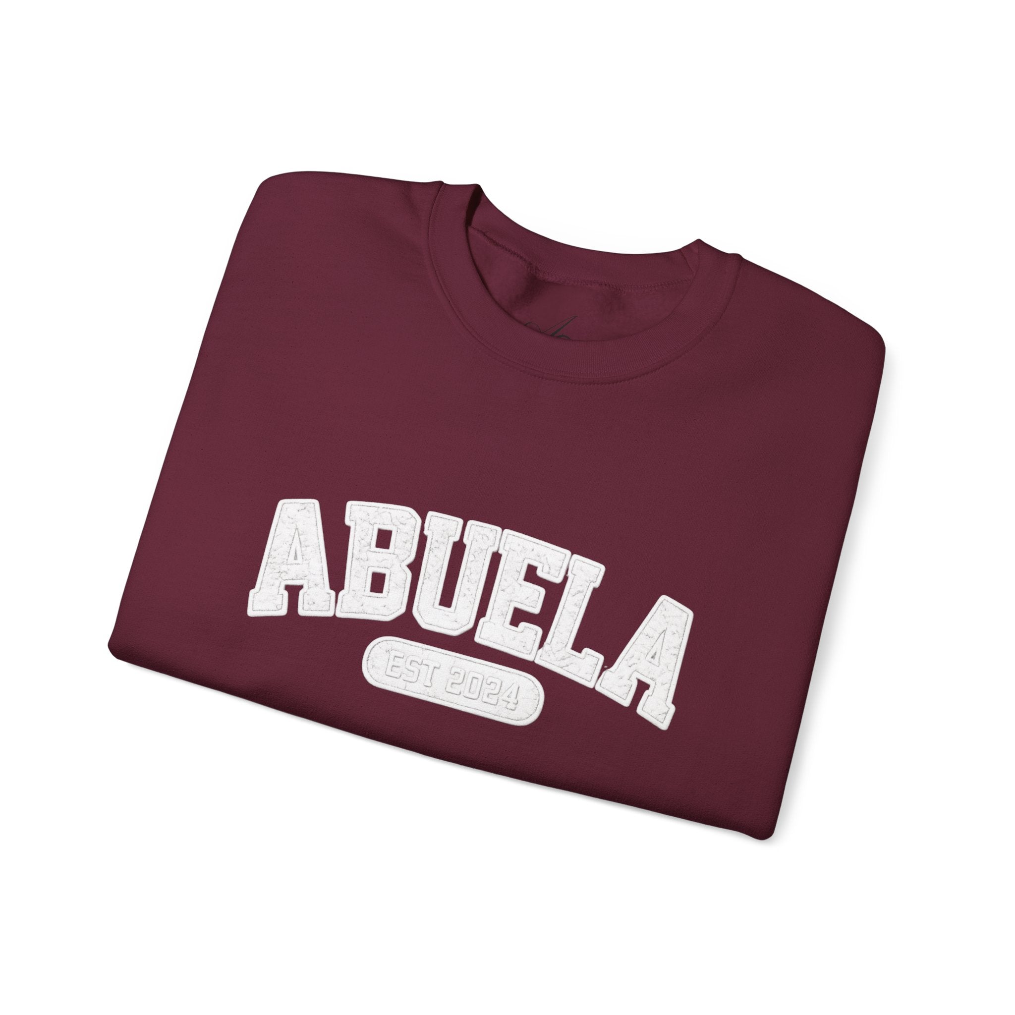 Abuela Varsity Crewneck Sweatshirt Cozy Grandma Gift Minimal Everyday Family Love Apparel