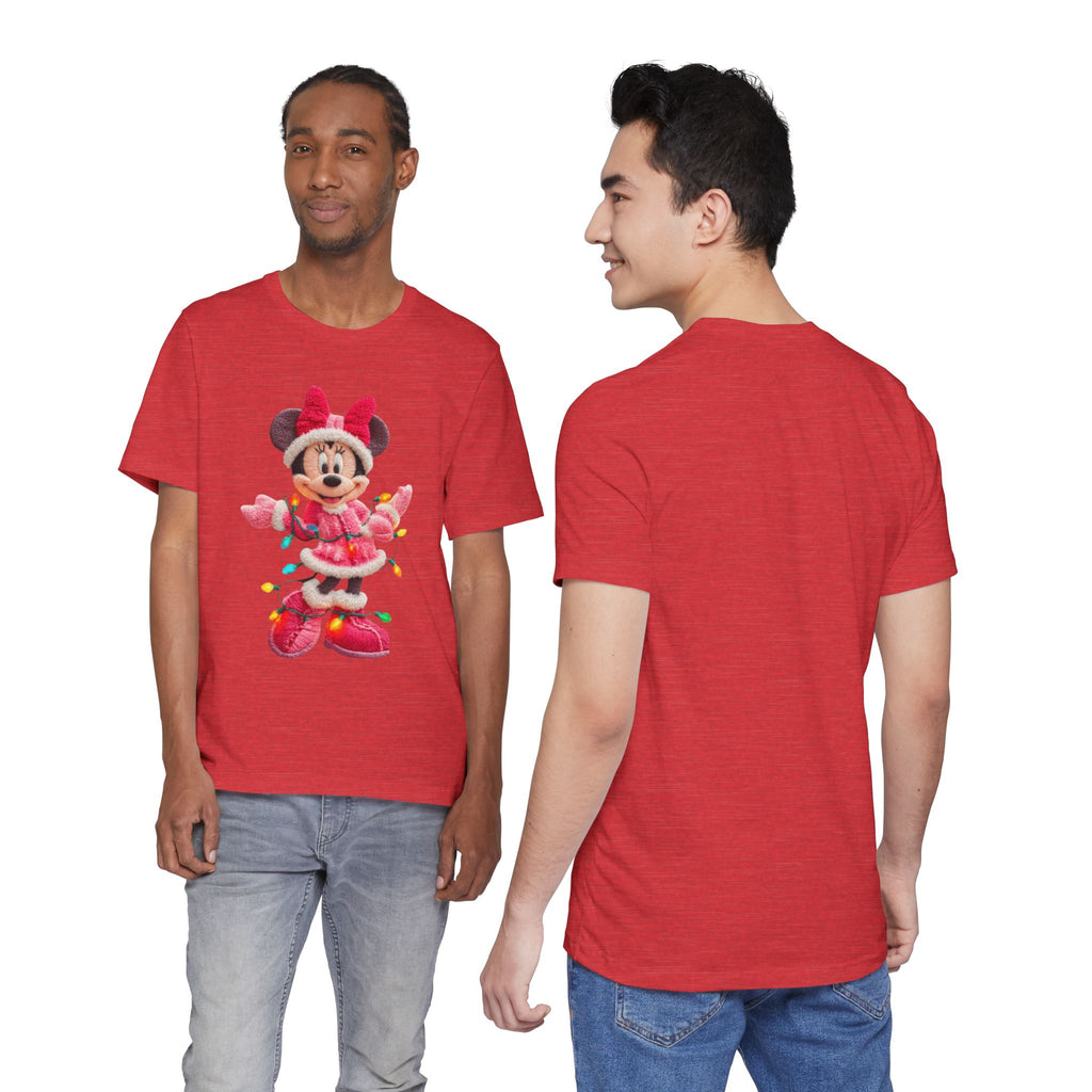 Minnie Mouse Holiday Lights T-Shirt Festive Holiday Designs