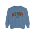 Merry Holiday Sweatshirt — Cozy Christmas Pullover with Tree Graphics Festive Holiday Designs