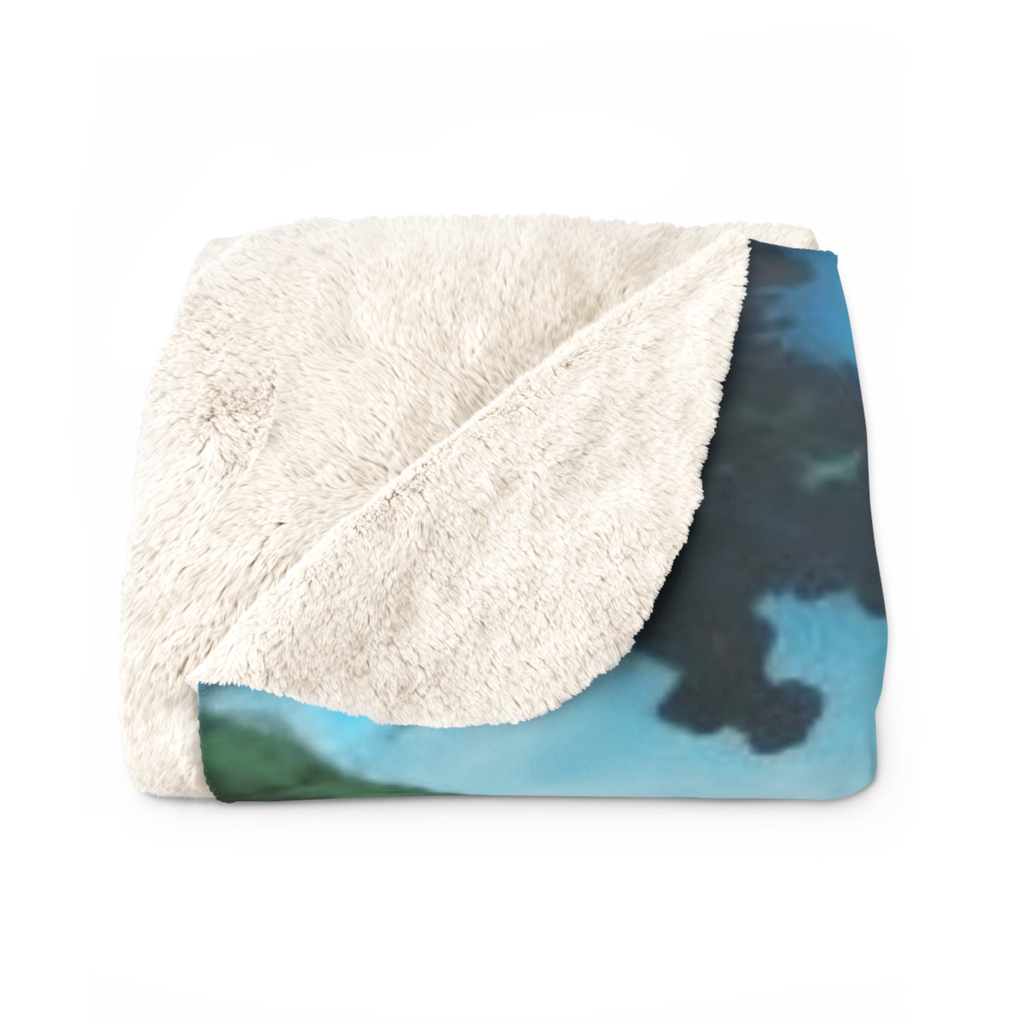 Puerto Rican Flag Sherpa Blanket  Boricua Culture Fleece Throw Cozy Fleece Throw