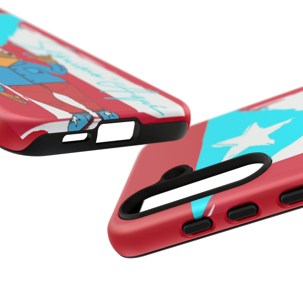 Puerto Rican Flag Frog Design ("Señorita Hops")Phone Case Isla del Encanto Phone Case – Puerto Rican Style