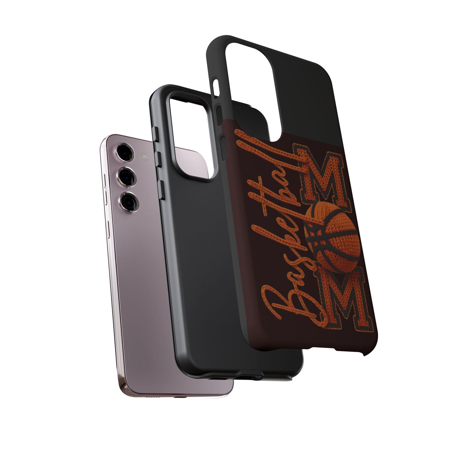 Basketball Mom Phone Case  'Basketball MOM' Protective Hard Cover