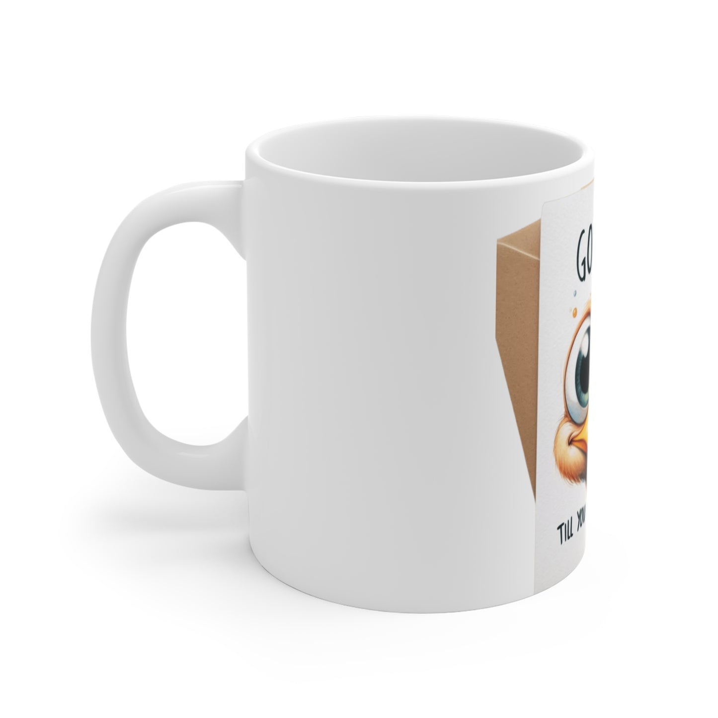 Cozy Fall Mug Thanksgiving Gobble Mug - 11oz Coffee Cup with Cute Turkey Design