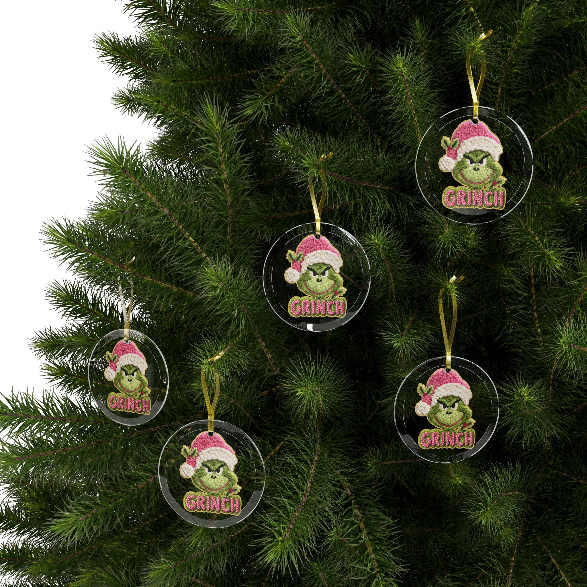 Glass Ornaments Holiday Tree Decoration Handcrafted Glass Ball Christmas Keepsake