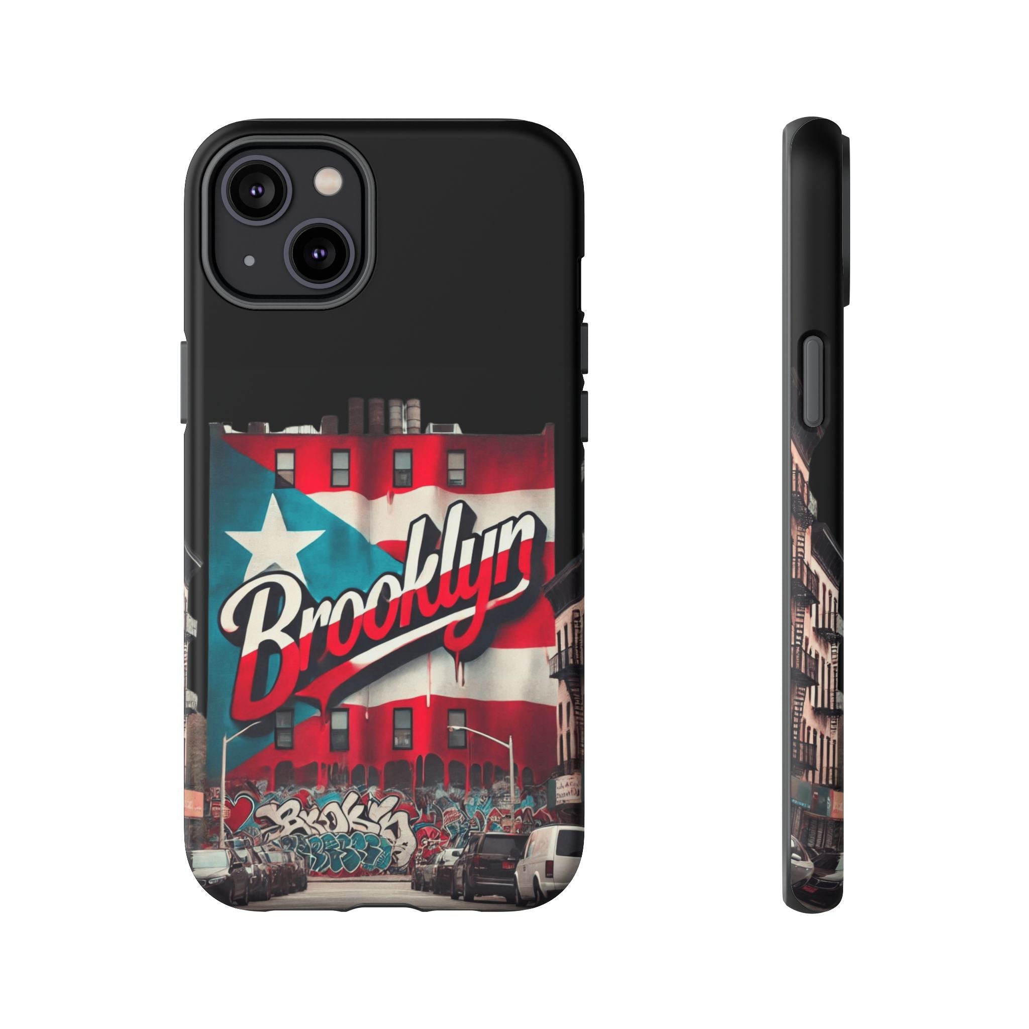 Brooklyn Street Art Phone Case  Urban Graffiti Protective Cover