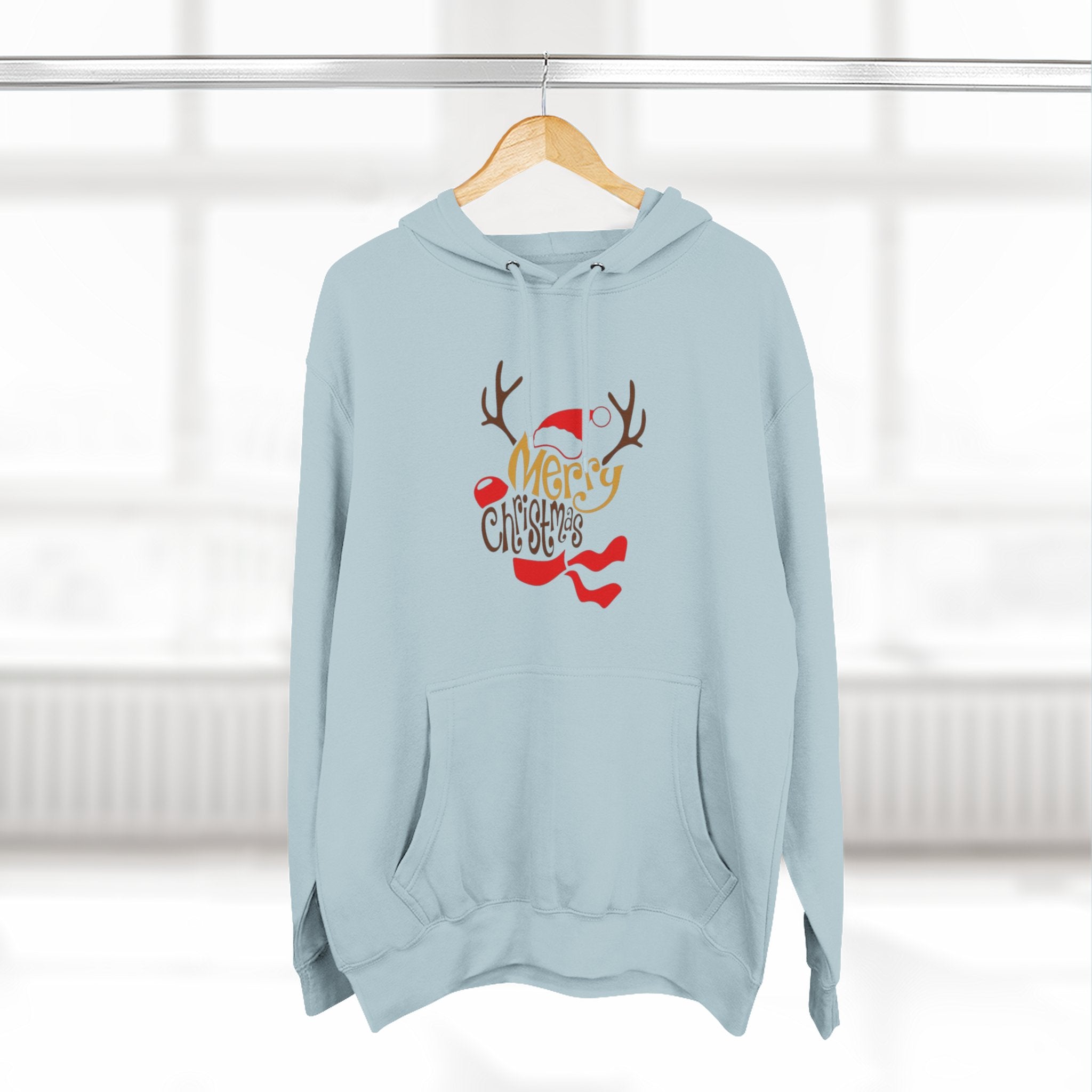 Holiday Apparel | Christmas Tees & Sweatshirts with Festive Quotes Merry Christmas Fleece Hoodie