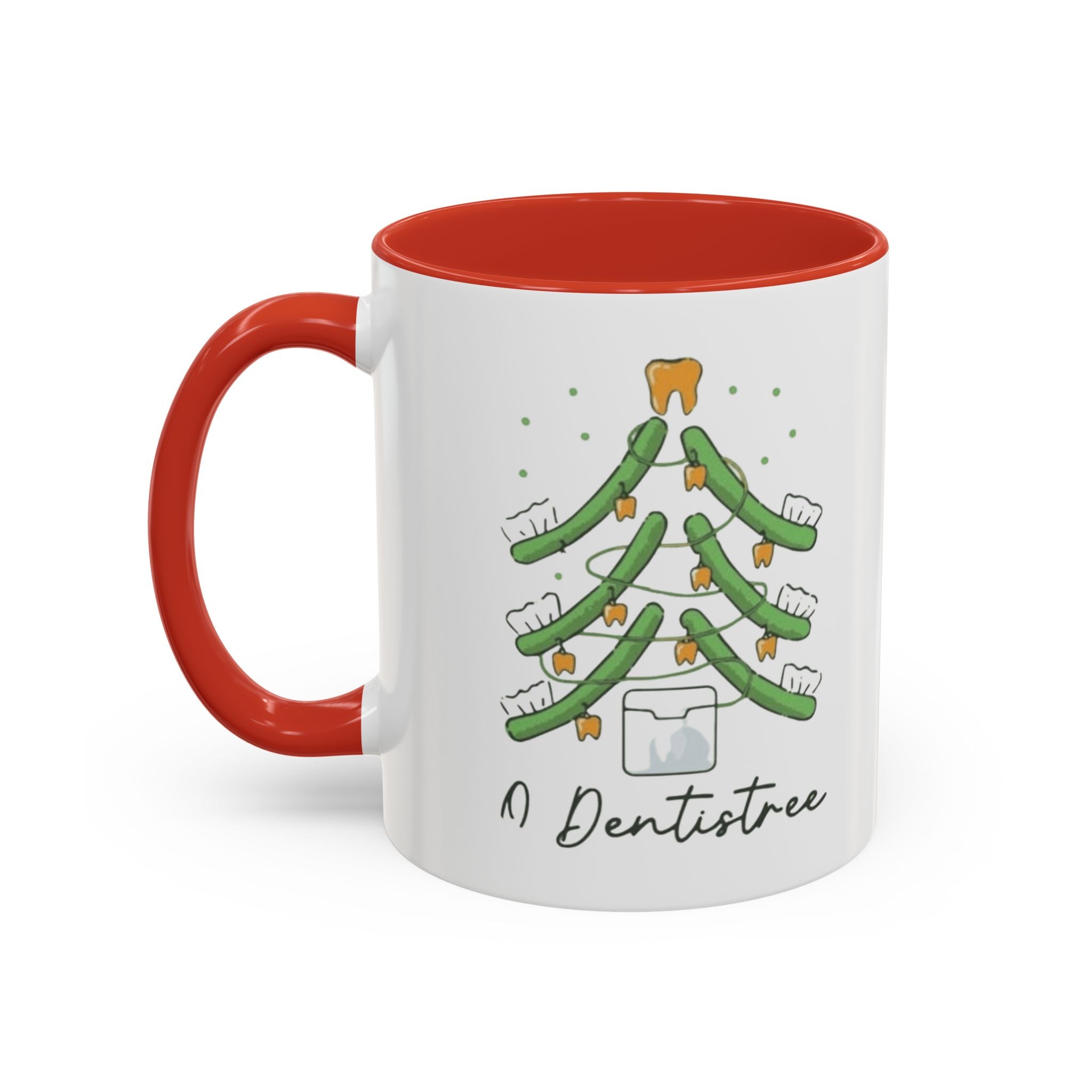 Dentist Christmas Mug - 'A Dentistree' Holiday Coffee Cup (11/15oz)