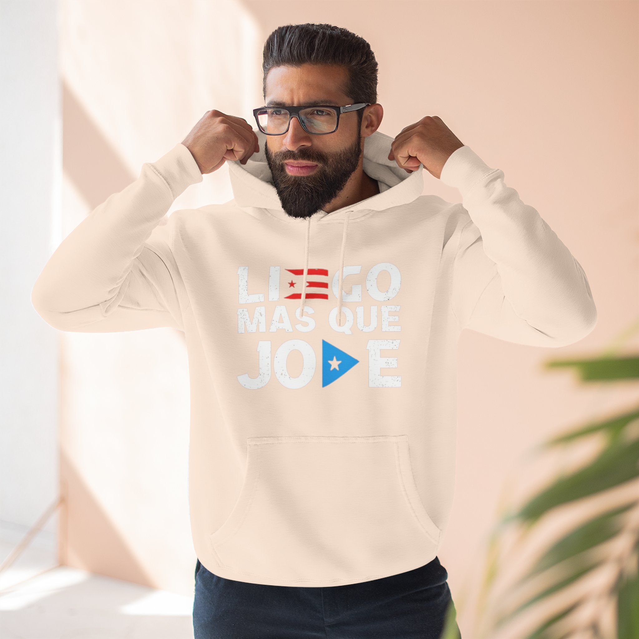 Puerto Rican culture & traditions Navidades Boricuas Collection fleece hoodie