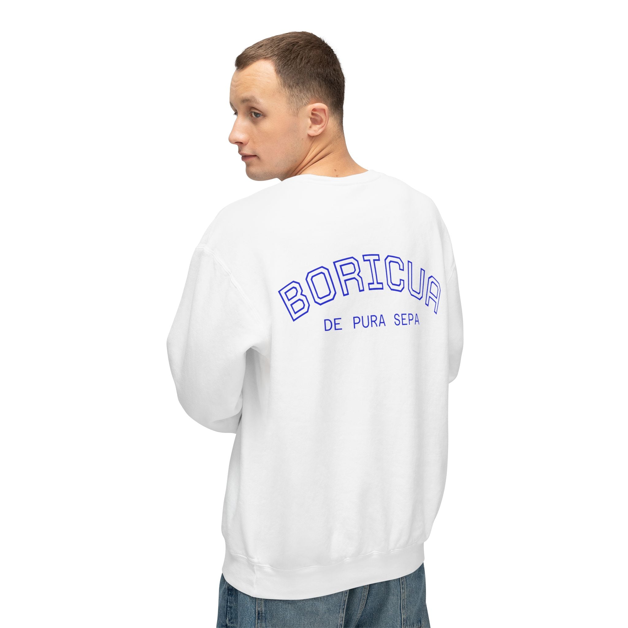 Puerto Rican Benito Parade Sweatshirt  Boricua De Pura Cepa Crewneck Puerto Rico Navidades