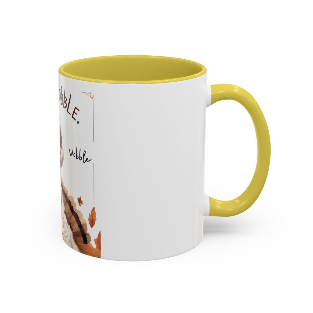 Mix cozy, aesthetic, and autumn-inspired sayings 🍁 Whimsical Thanksgiving Mug - Gobble Gobble Design