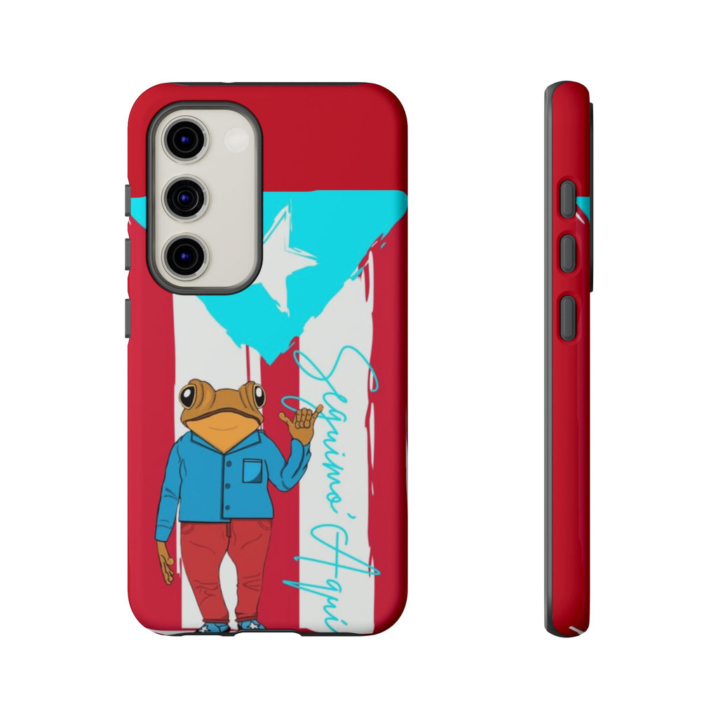 Puerto Rican Flag Frog Design ("Señorita Hops")Phone Case Isla del Encanto Phone Case – Puerto Rican Style