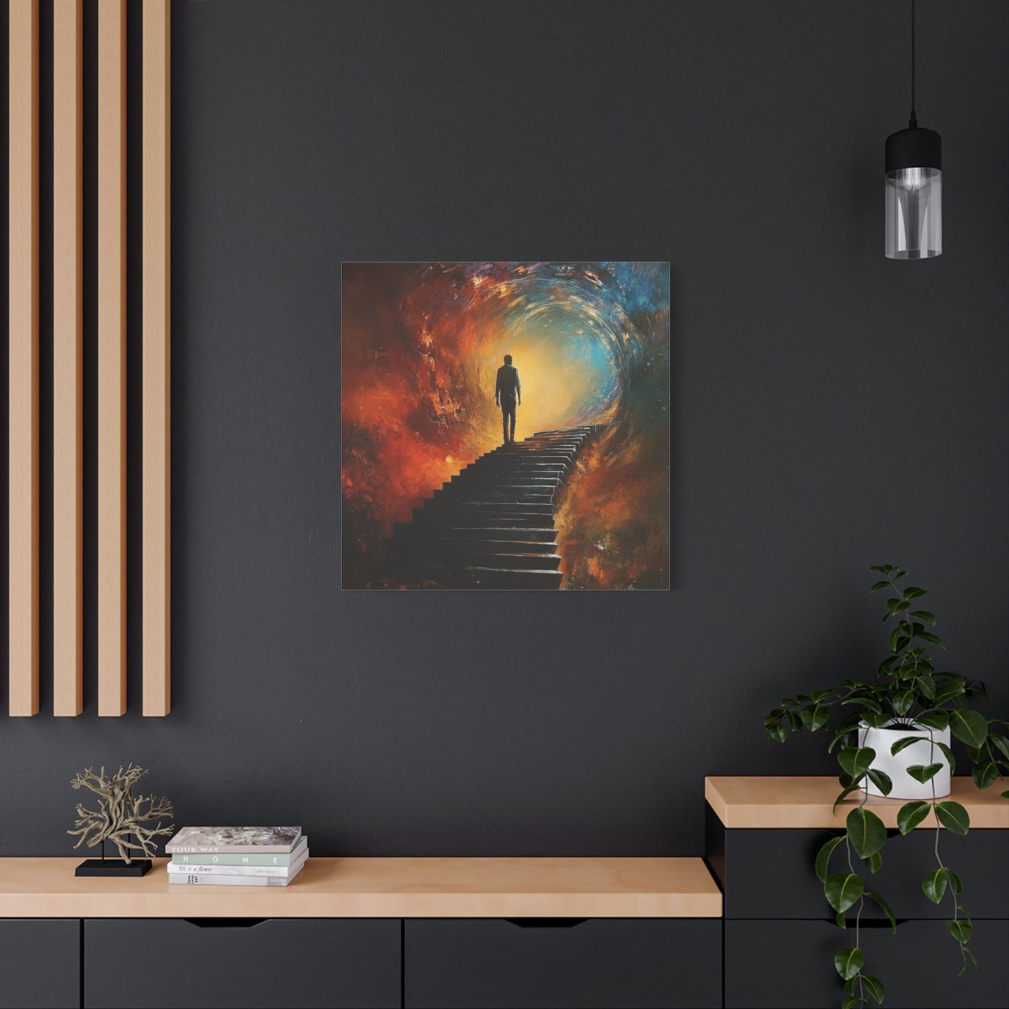 Embrace the Spirit of Nature and Free-Flowing Boho Vibes Spiritual Journey Canvas Art, Inspirational  Meditation Decor, Inspirational Quote Wall Art