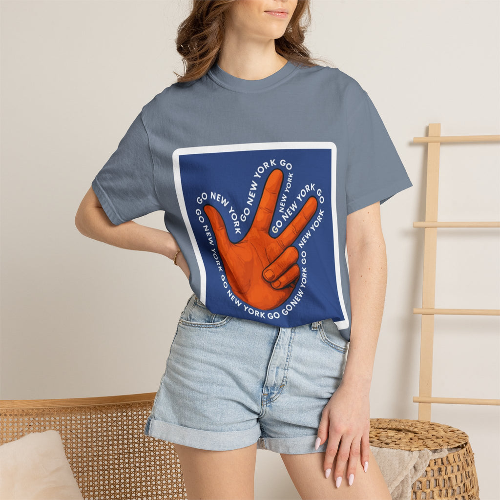 Go New York Hand Graphic T-Shirt