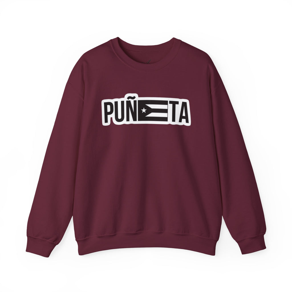 Puñeta Sweatshirt  Puerto Rican Flag Graphic Crewneck